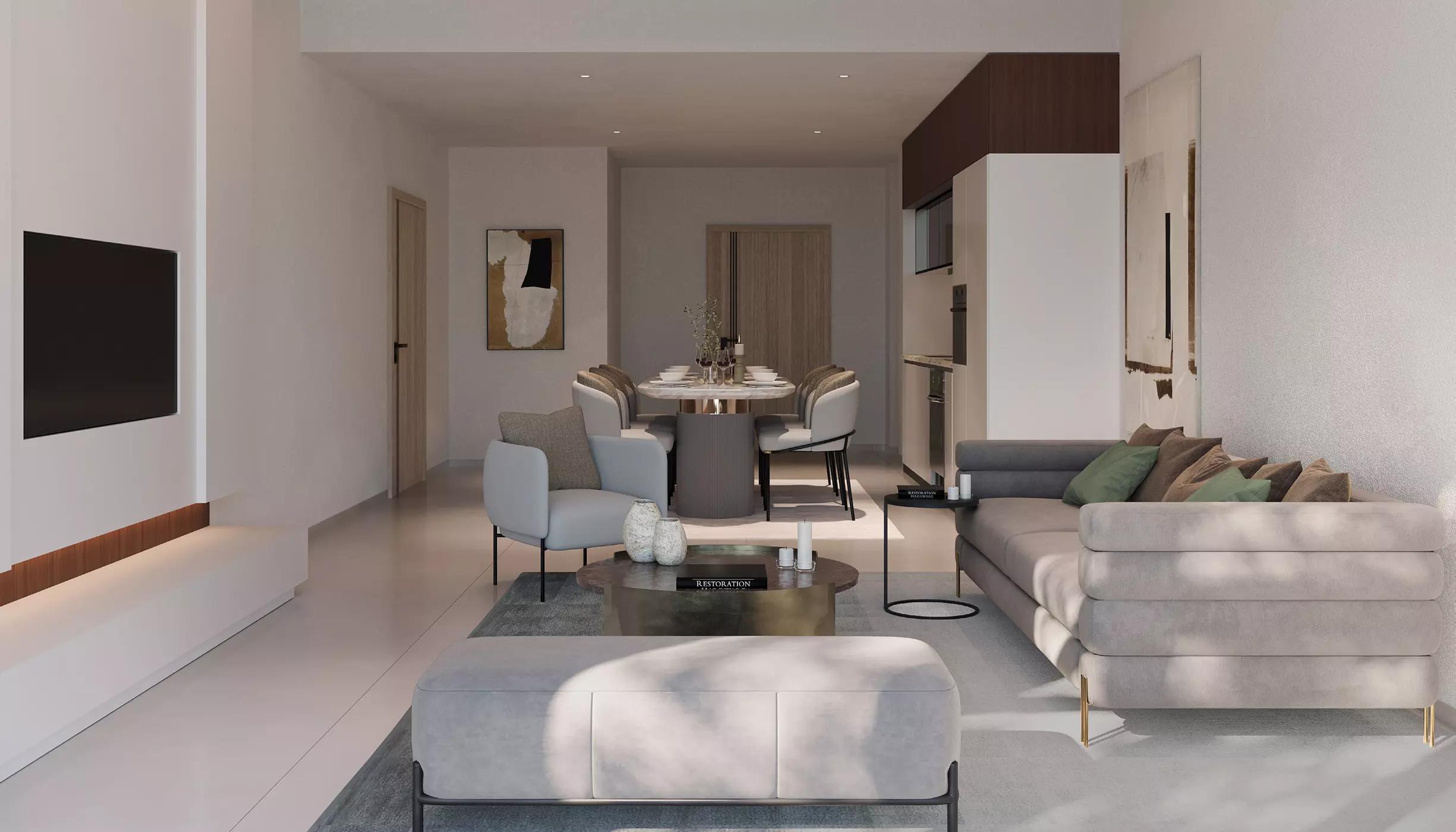 Skyhills Residences bathroom interior finish, Dubai Science Park