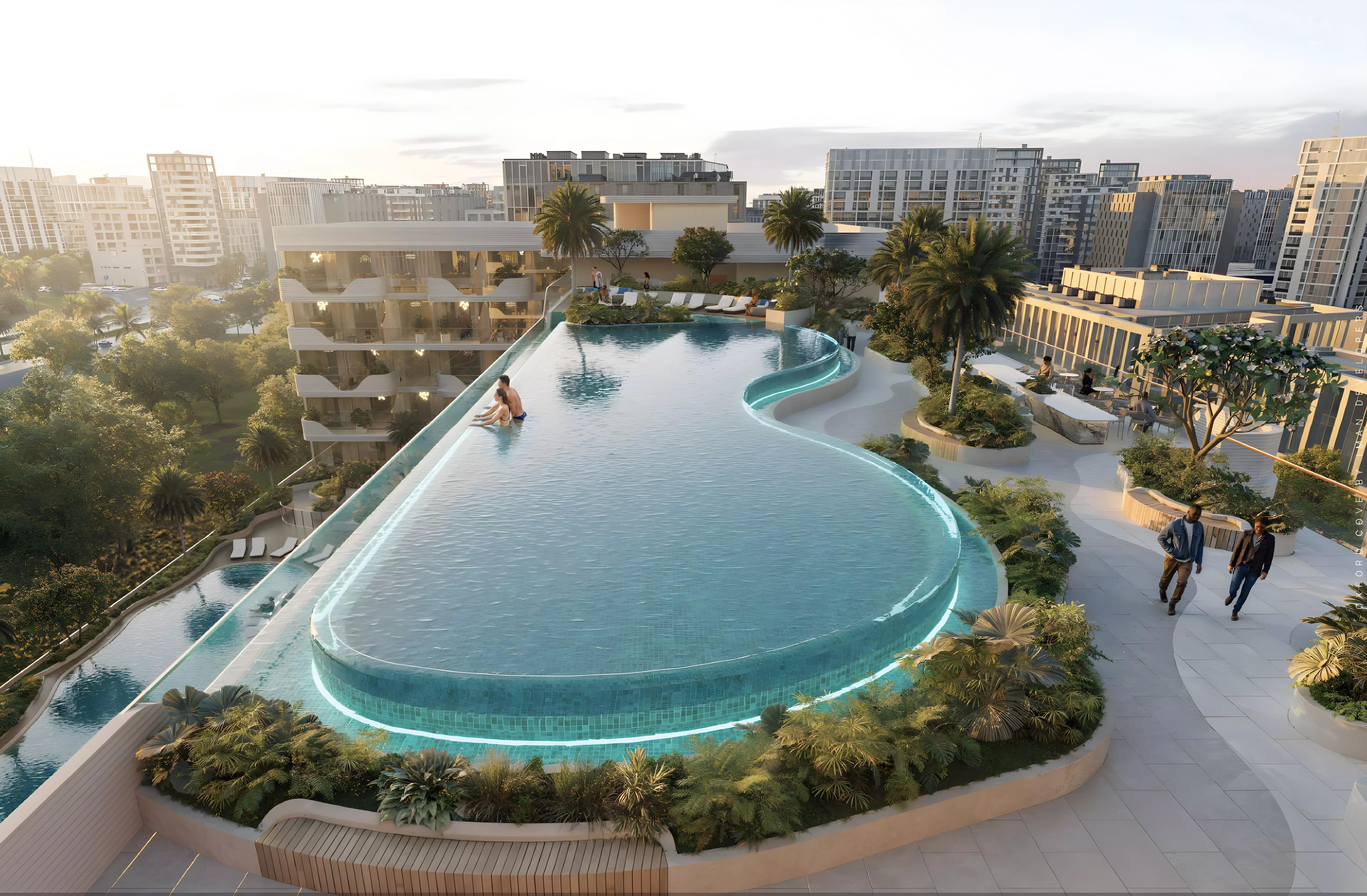 Oxford Cove building exterior facade, JVC, Dubai