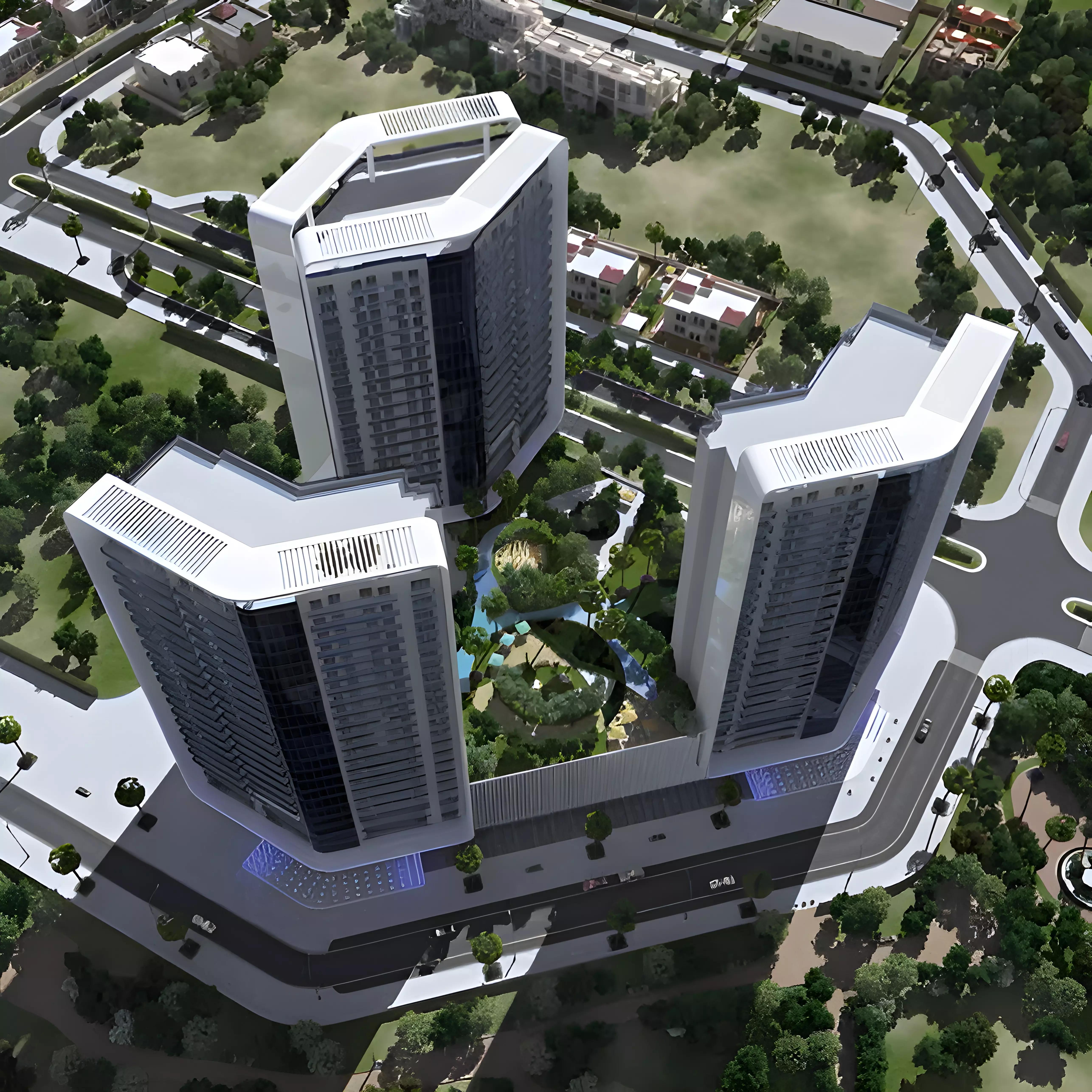 Interior view of a finished apartment unit at The Haven Gardens, JVC