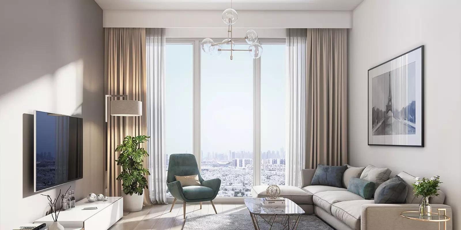 AZIZI Berton residential tower elevation, Al Furjan, Dubai