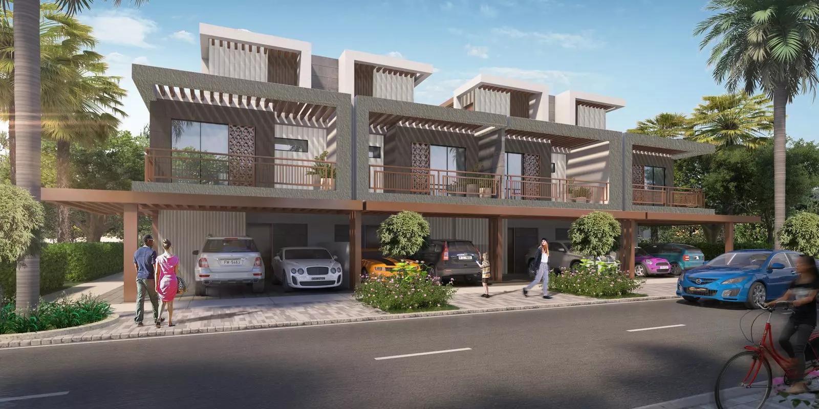 Camelia townhouse interior living space, DAMAC Hills, Dubai