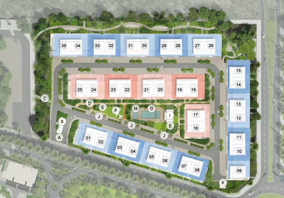Master plan layout of June Phase 2, Arabian Ranches 3, Dubai