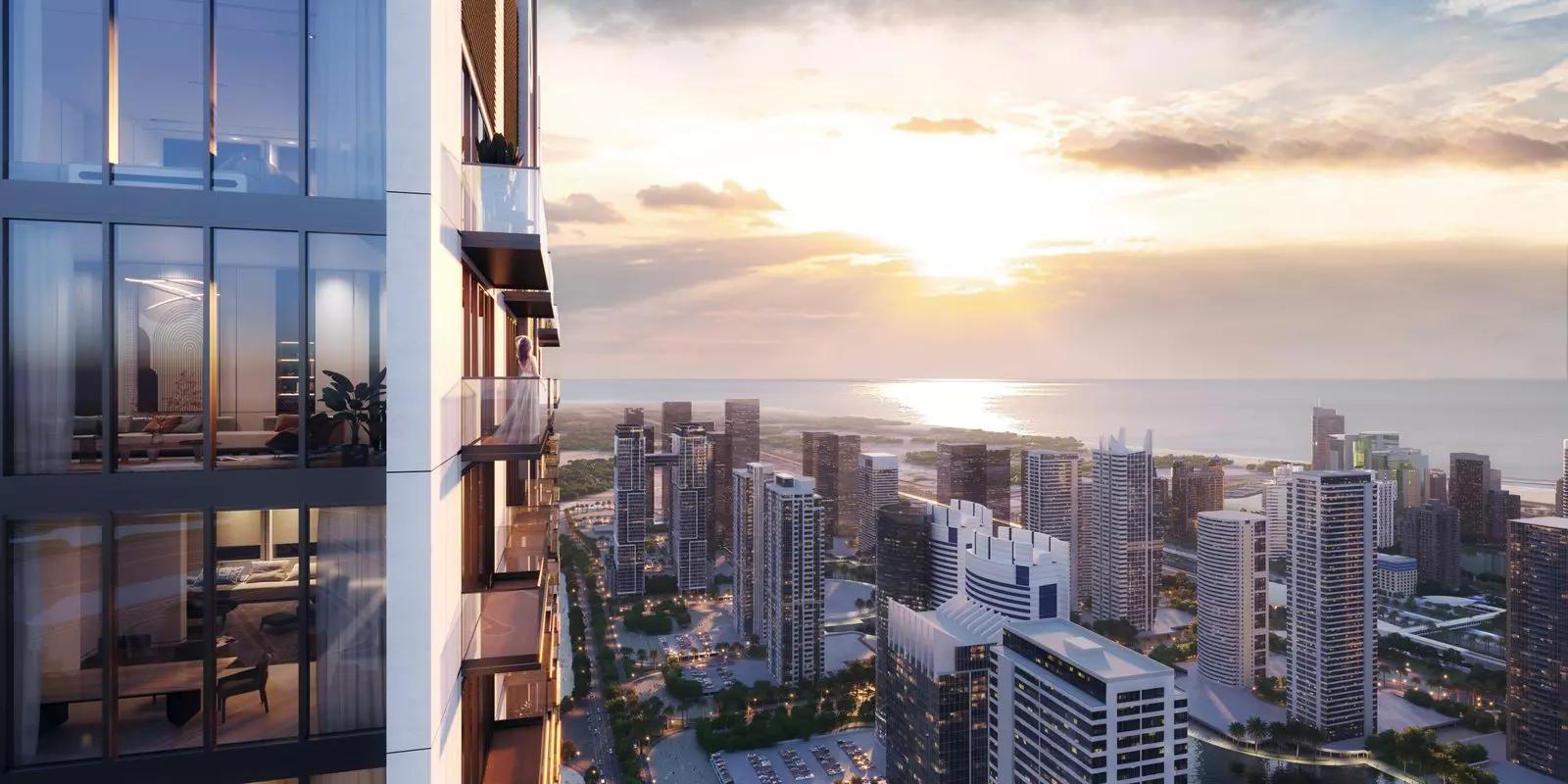 Sobha Verde amenity deck and shared pool area, Dubai