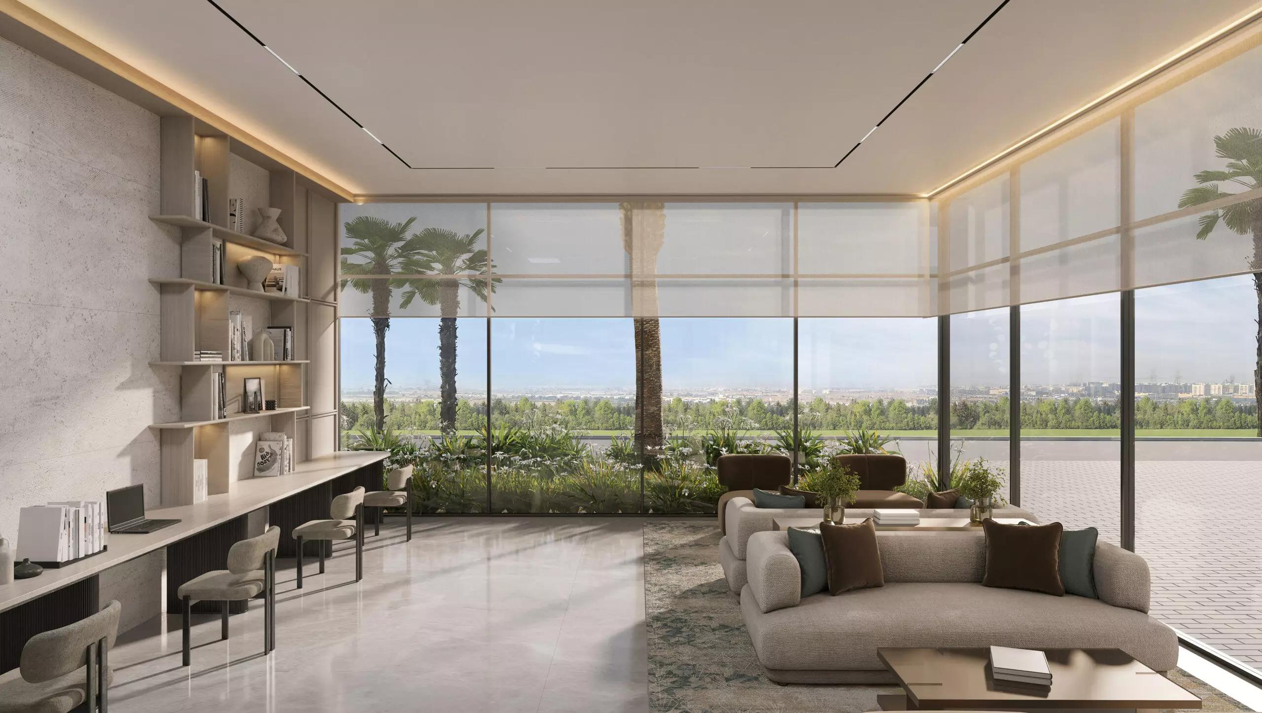 Fairway Residences building entrance and driveway