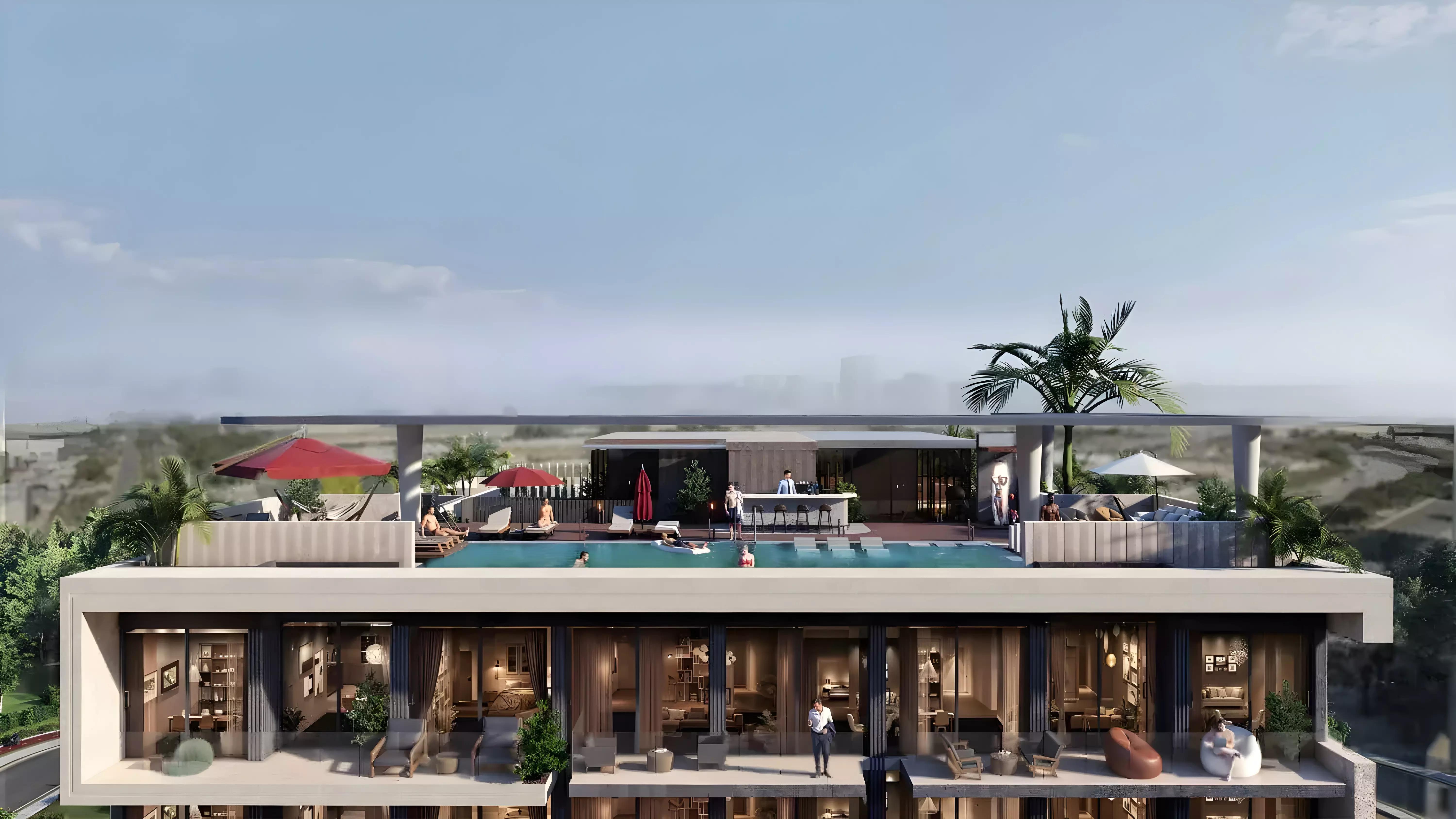 Vista Verde indoor swimming pool amenity, Dubai Production City