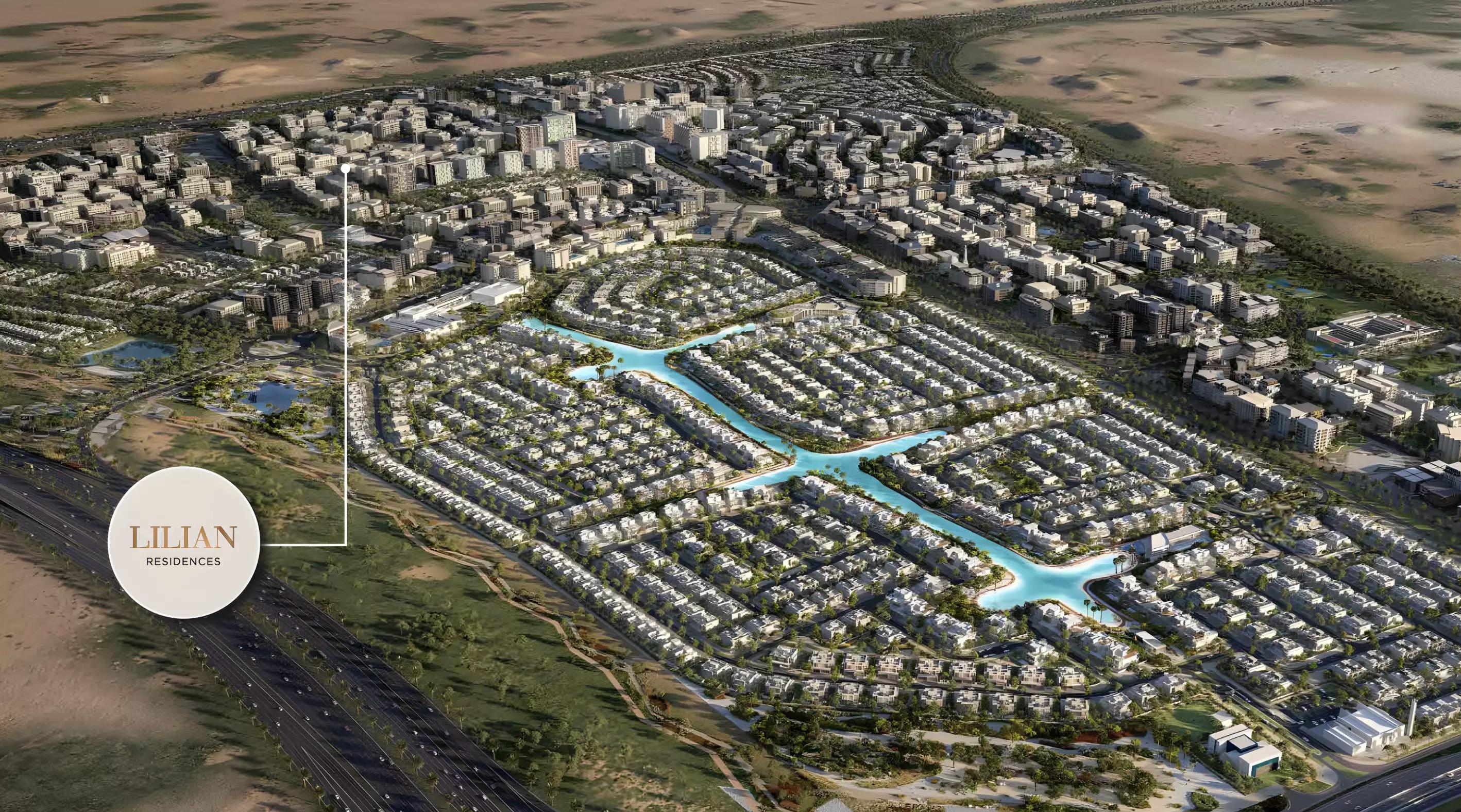 Lilian Residences master plan layout, Dubai South