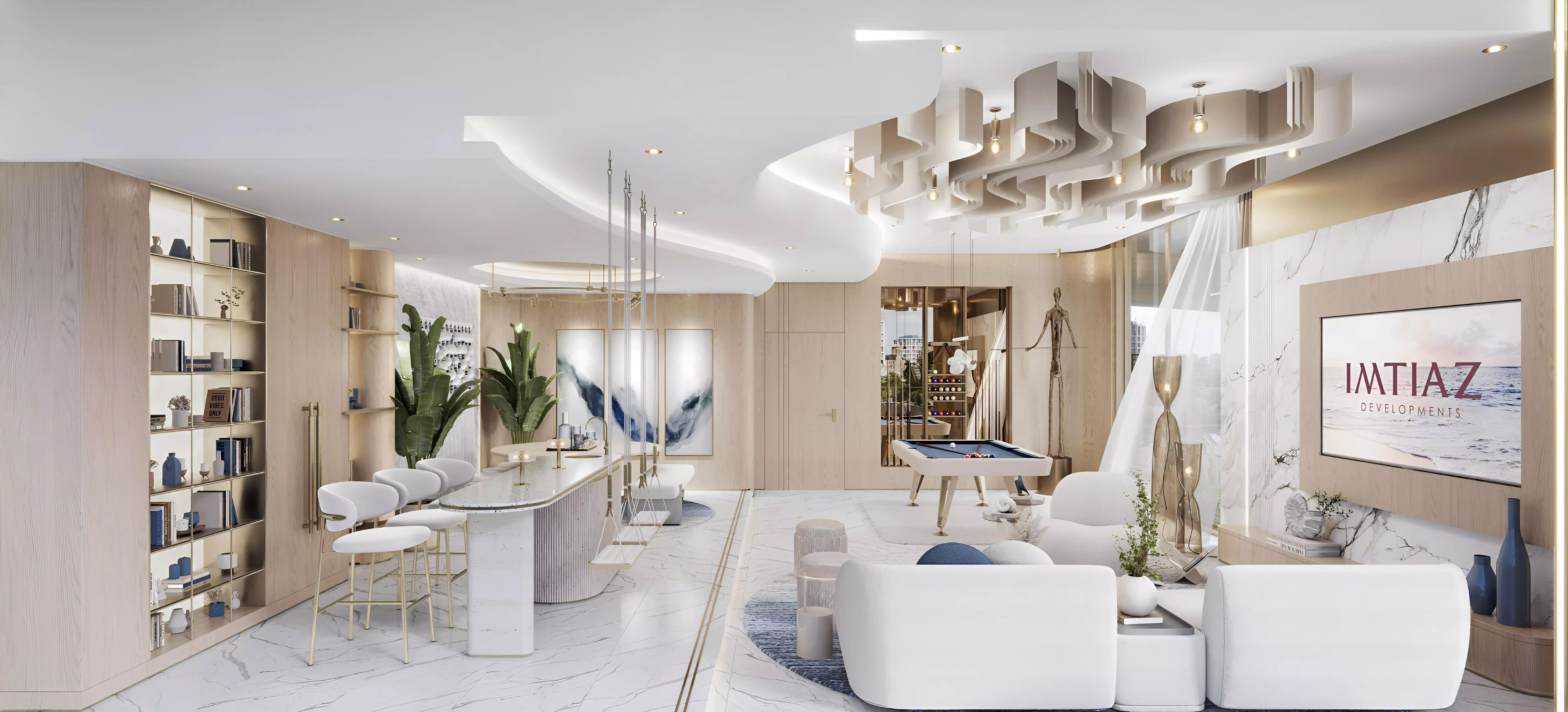 Beach Walk Residences 4 building view, Dubai Islands