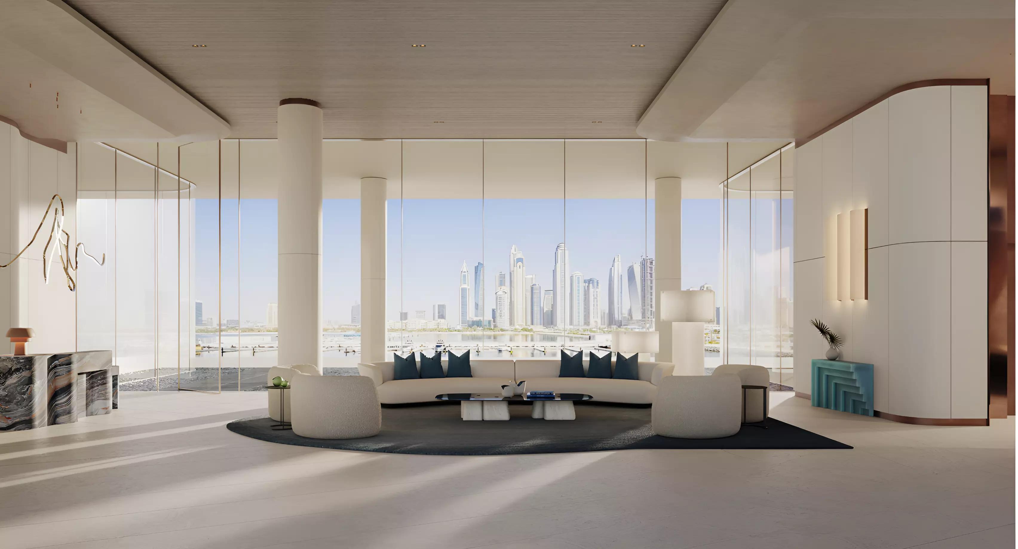 Dubai Harbour Residences apartment interior, Dubai Harbour, Dubai