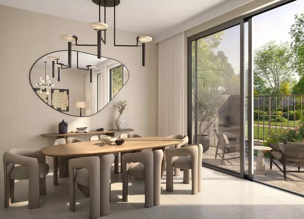 Venera townhouse layout render, The Valley, Dubai