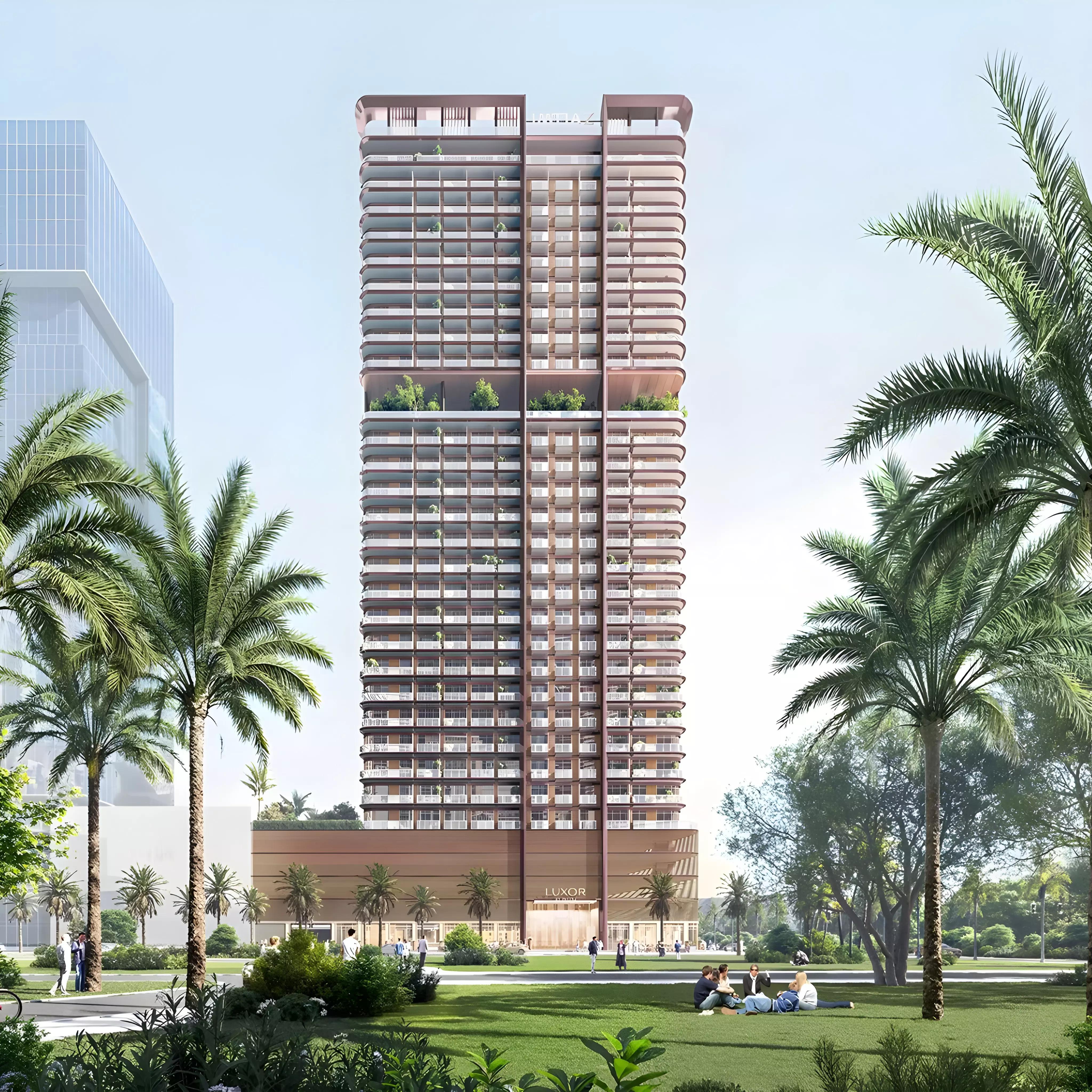 Imtiaz DLRC Tower building view, Dubai Land Residence Complex, Dubai