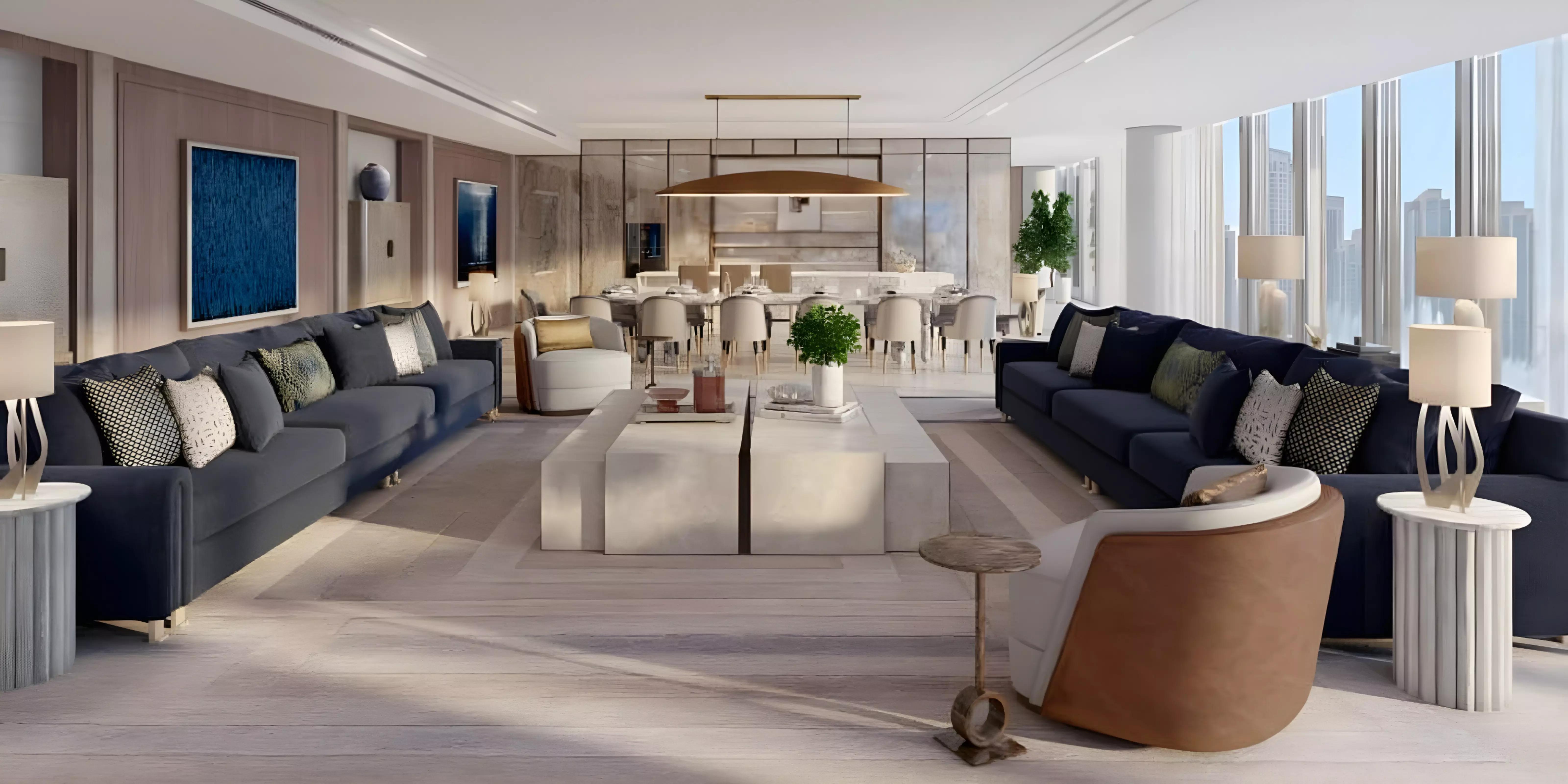 Kitchen interior at The Residence Burj Khalifa, Downtown Dubai