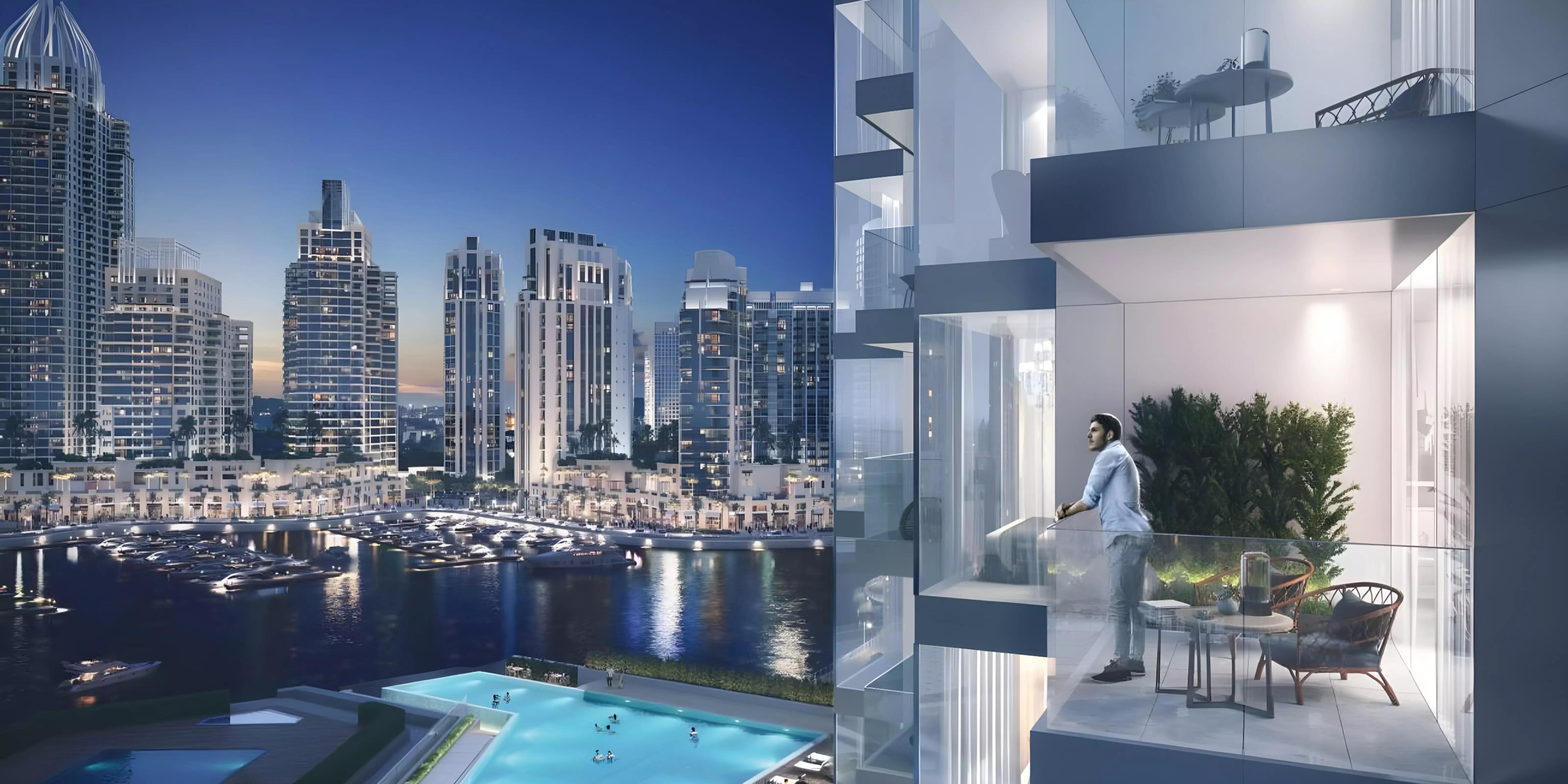 LIV Marina shared pool deck