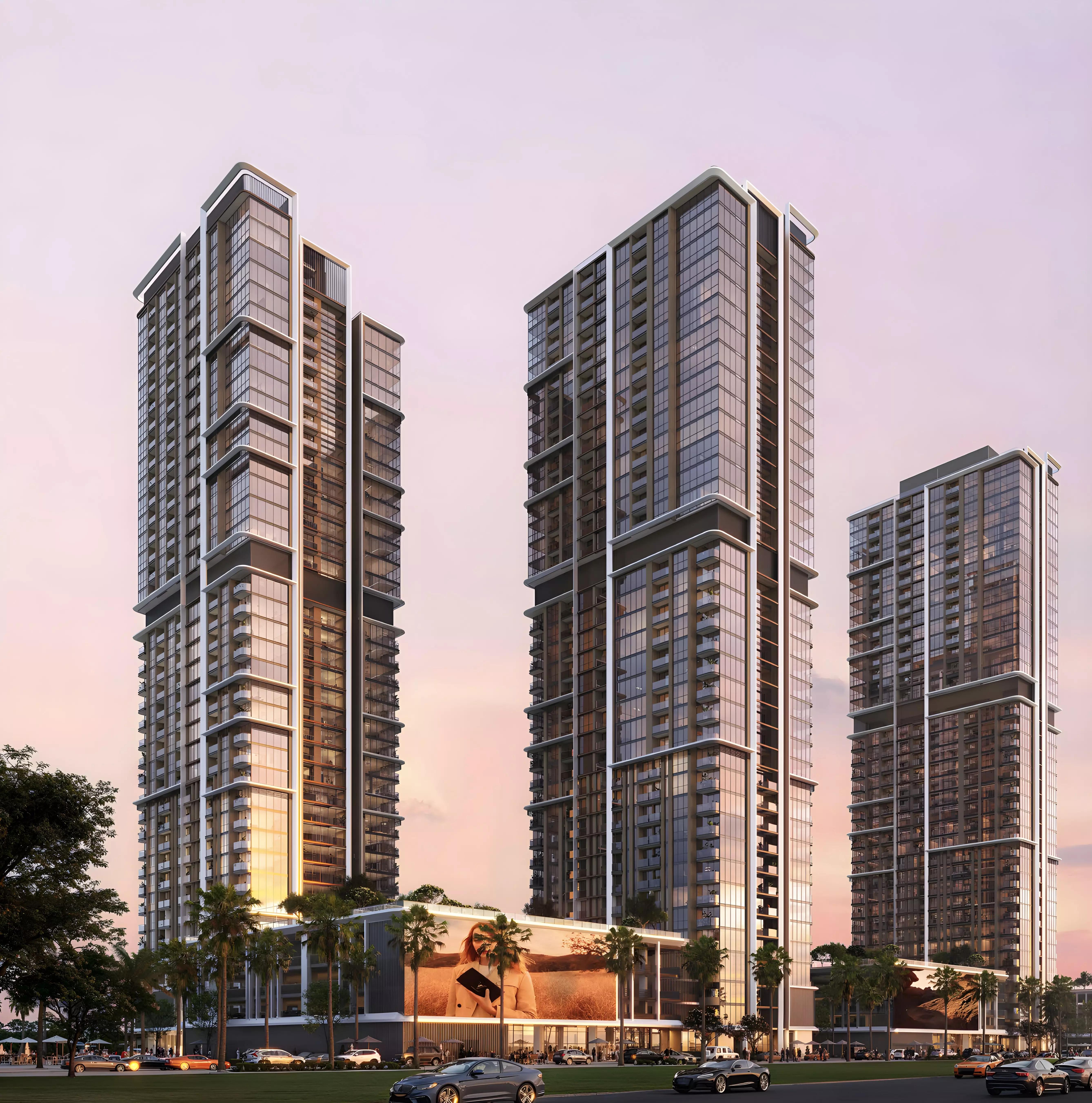 Altura Phase 2 building facade and entrance, Waada community