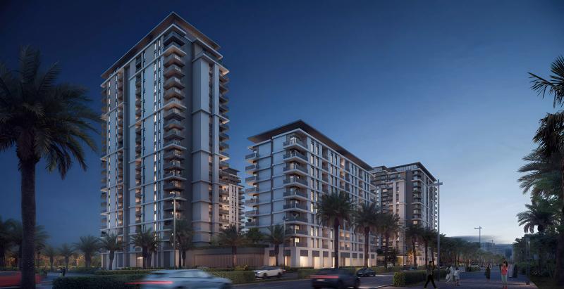 Park Lane Residences exterior facade, Dubai Hills Estate, Dubai
