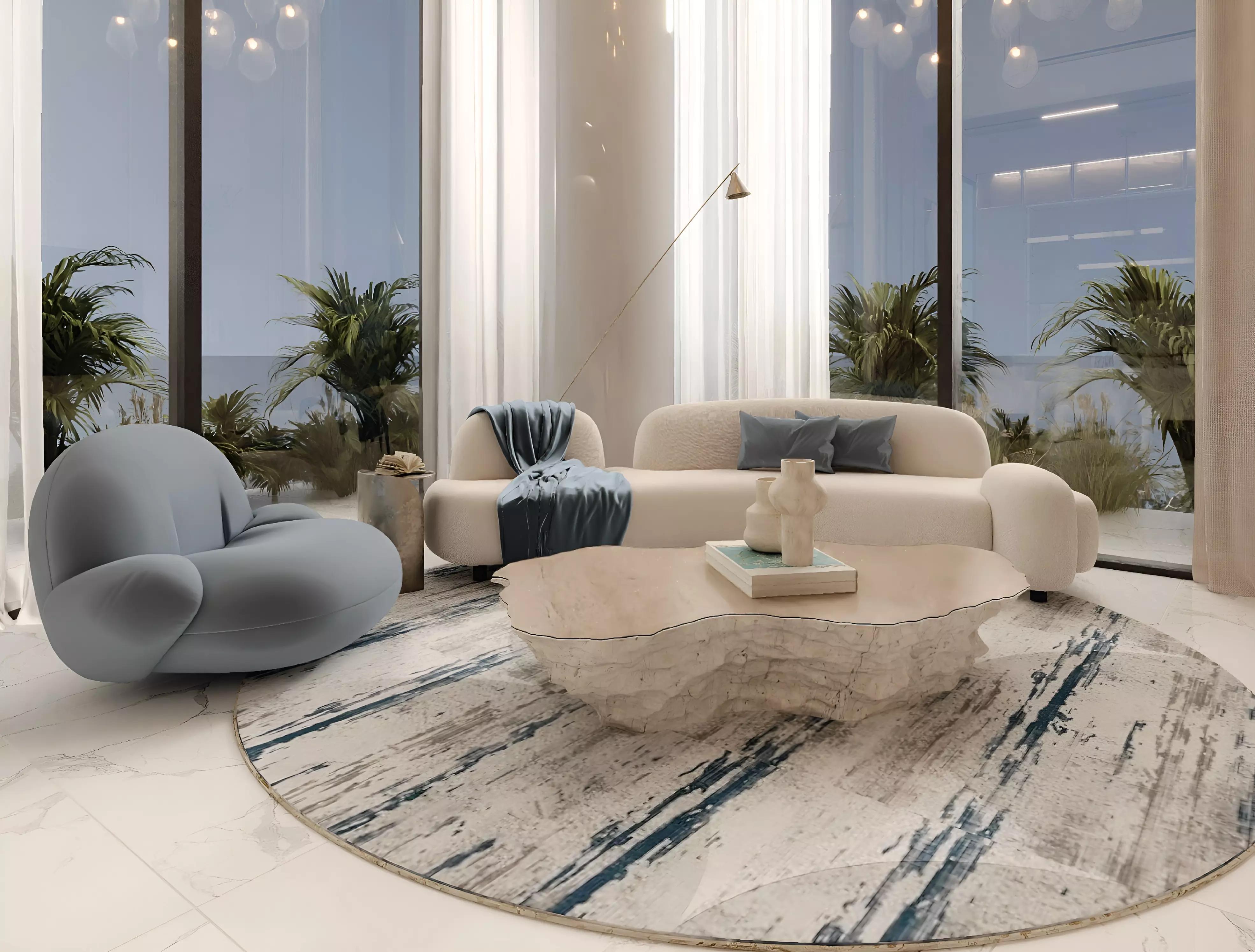 La Crystal apartment interior finish, Dubai Islands