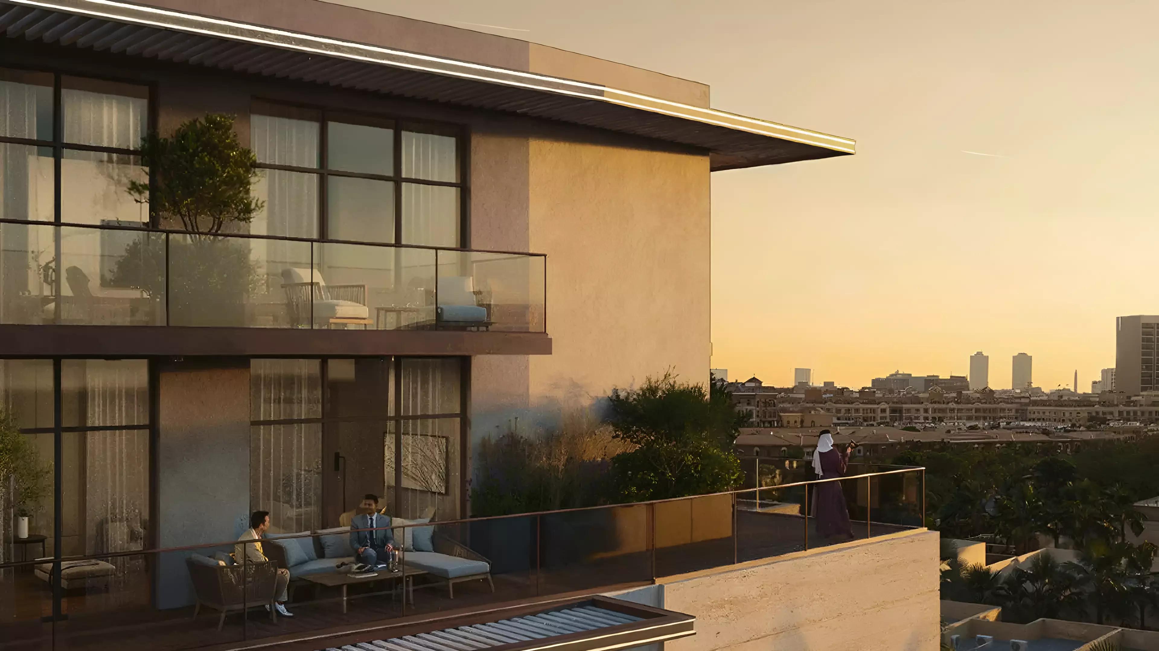 IR1DIAN Park Phase 2 exterior architecture detail, Jumeirah Village Circle