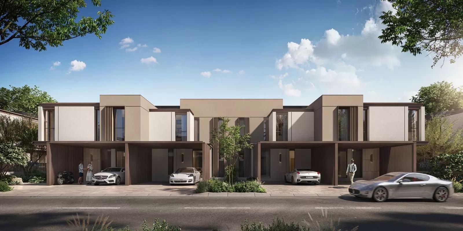 Haven By Aldar community low-rise residential facades, Dubai