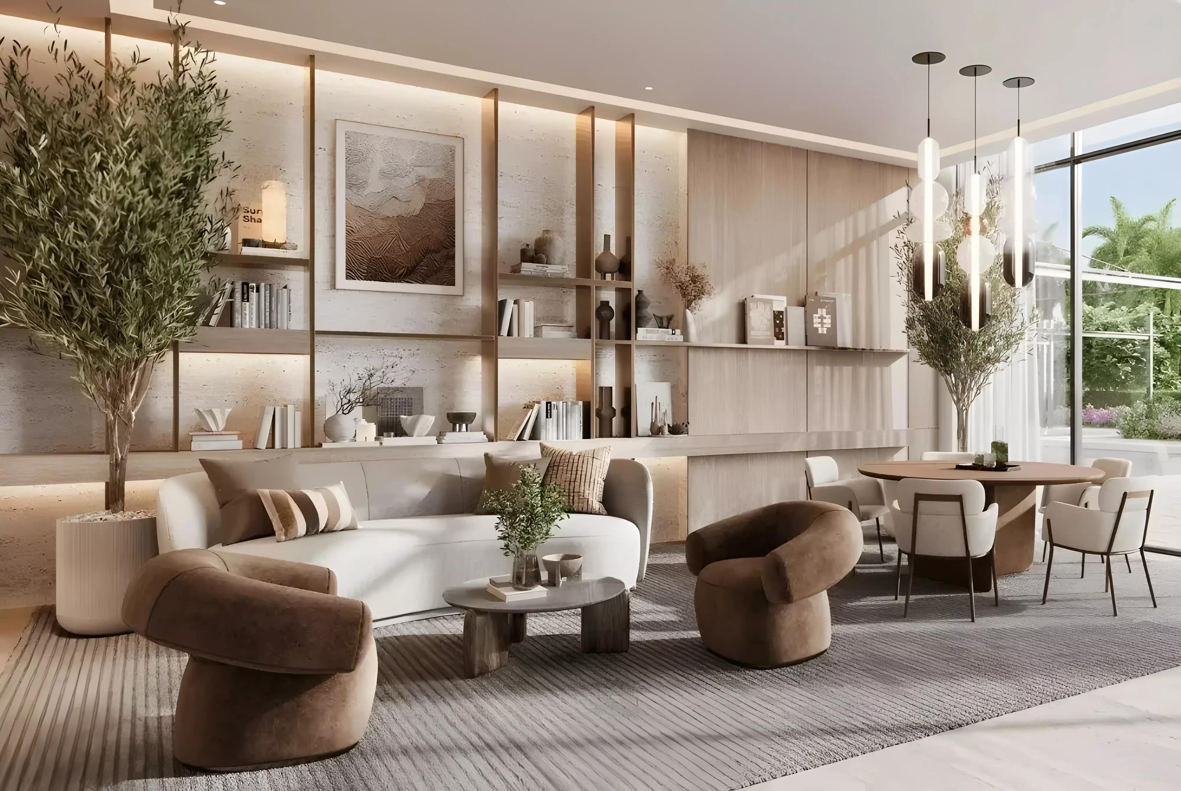Golf Meadow amenity area render, Emaar South community