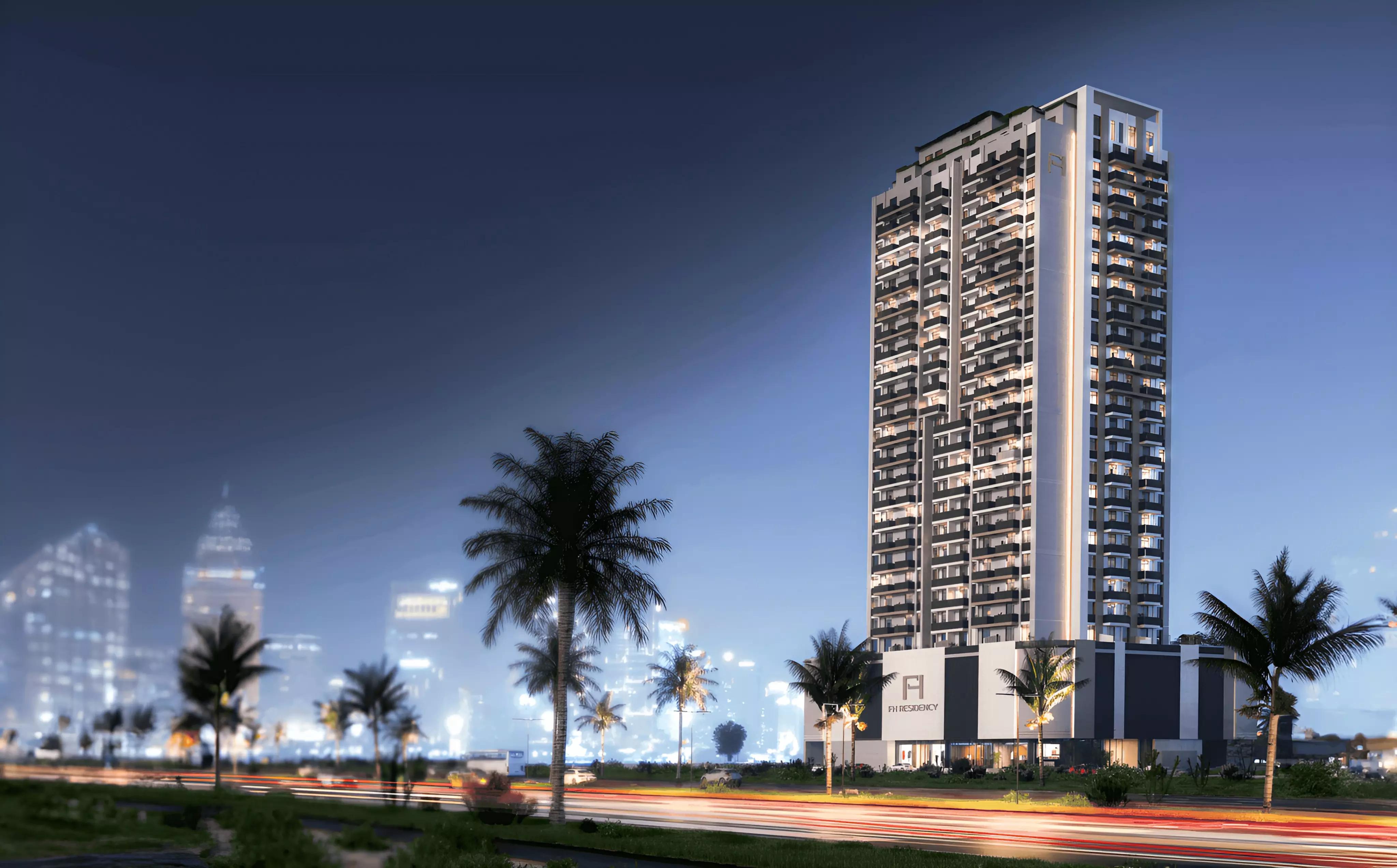 FH Residency apartment interior living area, Dubai