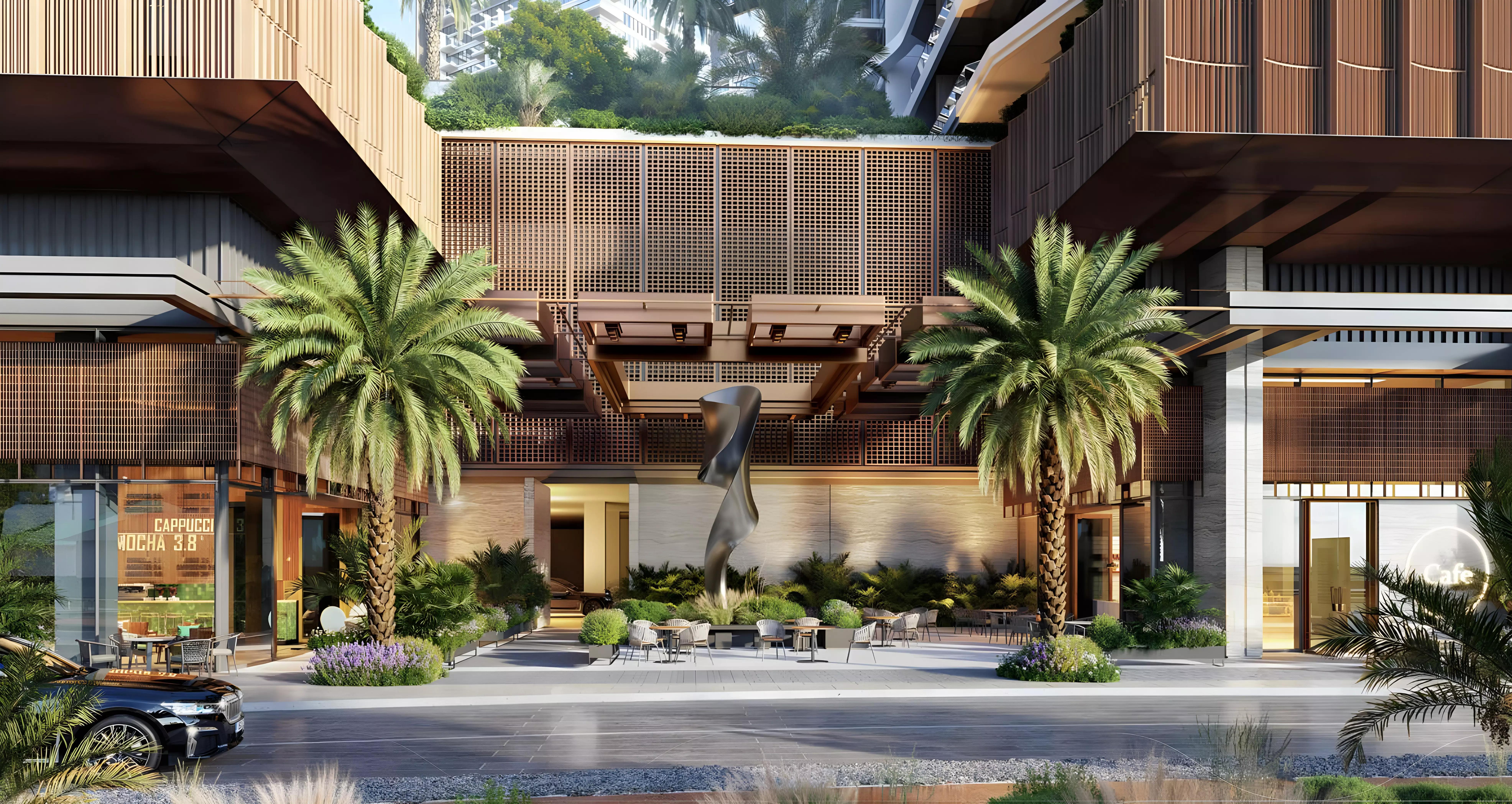 Eltiera Views 2 apartment interior living space, Ellington, Dubai