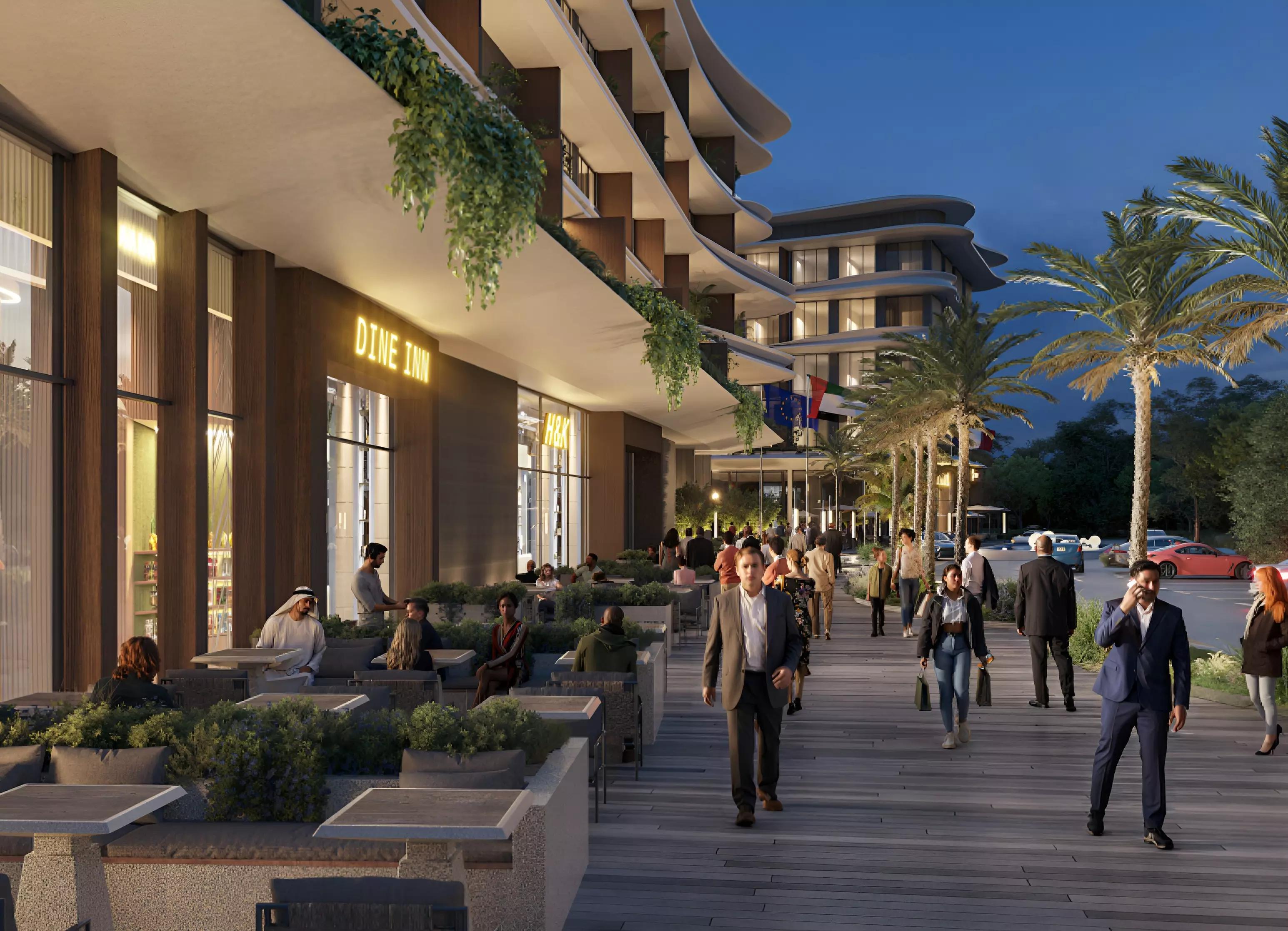 Mayfair Nexus building elevation render, Dubai Lifestyle City