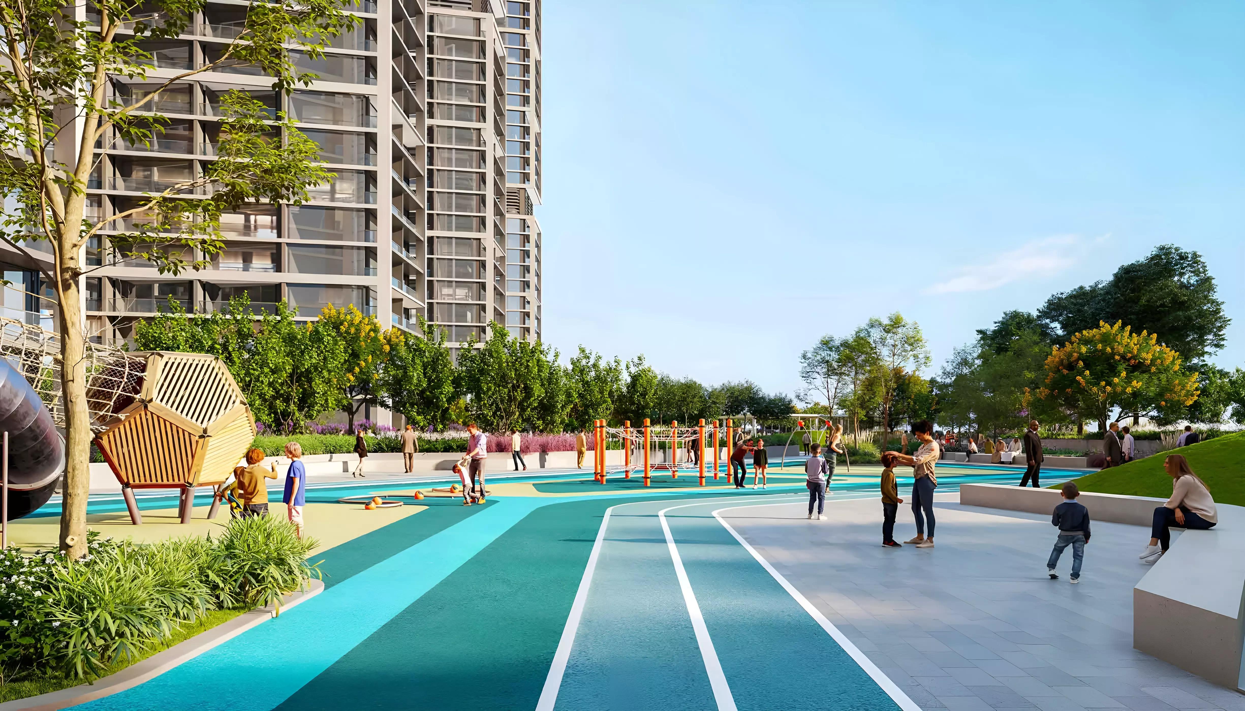 Children's play area at The Eden at Sobha Central