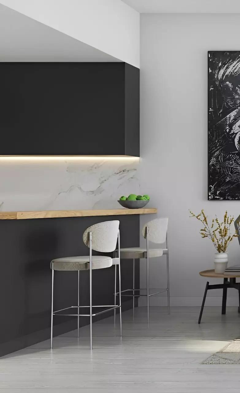Maison Elysee 3 apartment interior living space, JVC, Dubai