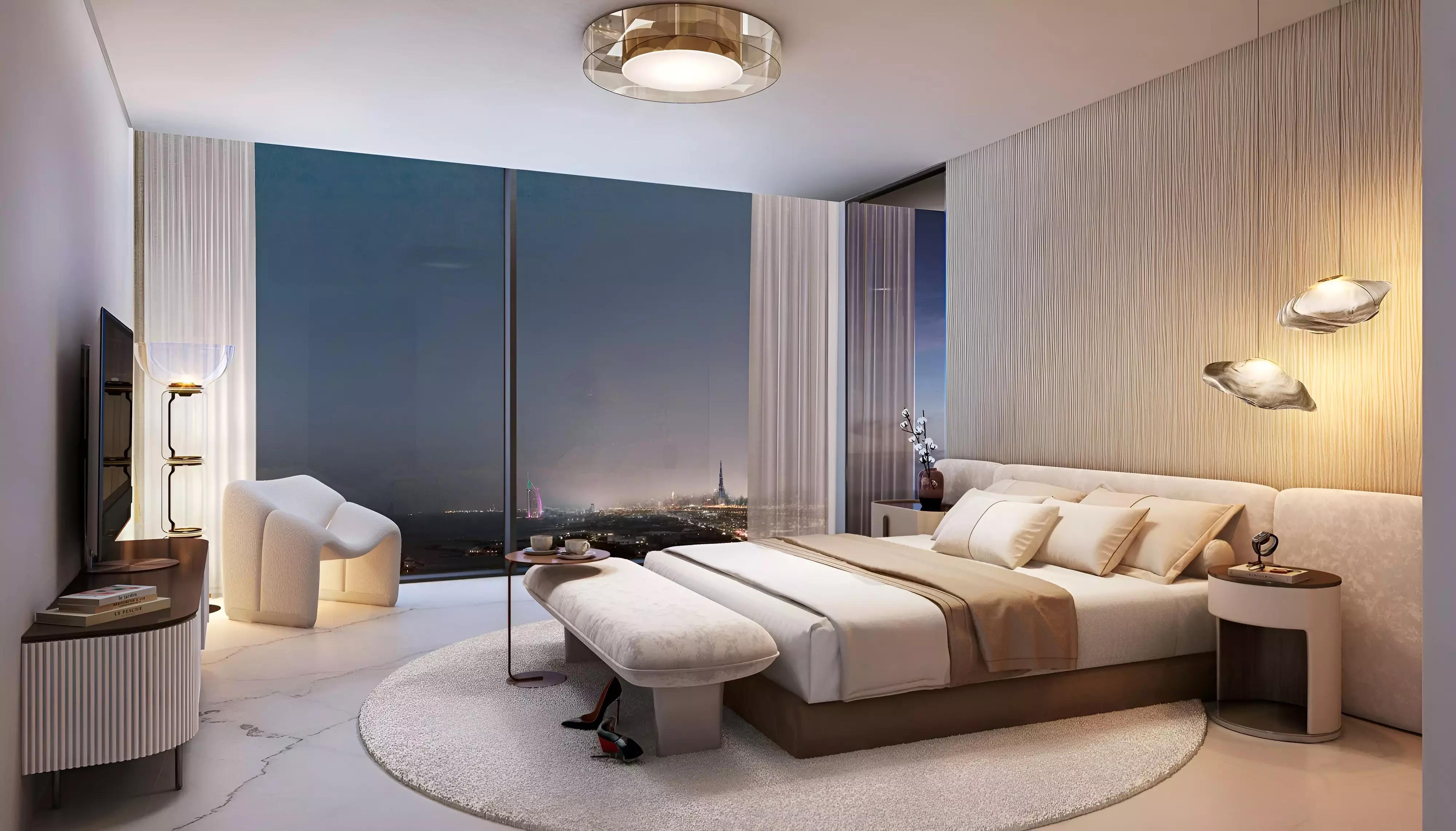 Bathroom interior at Palm Beach Towers, Palm Jumeirah