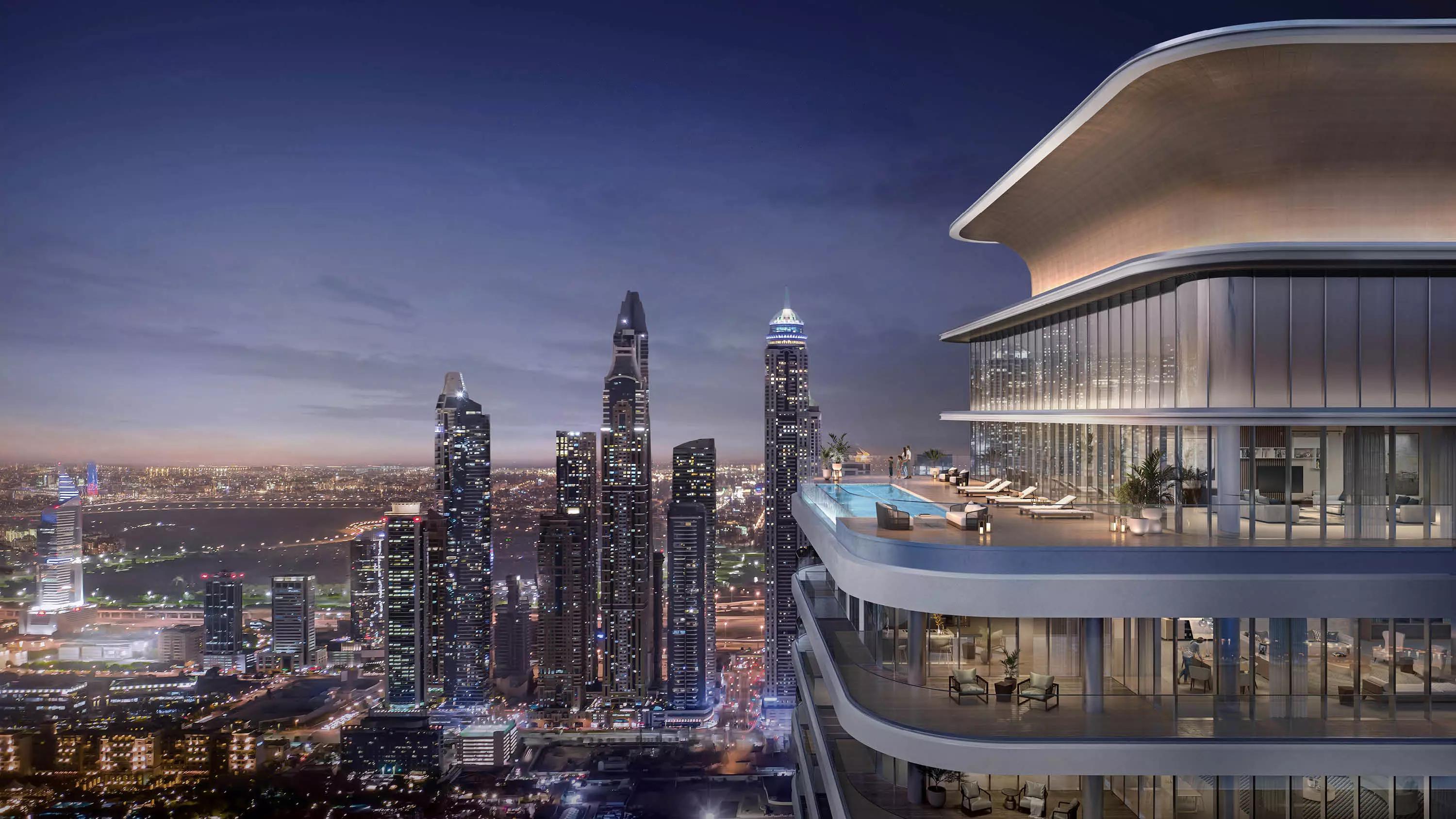 Seapoint amenity deck and pool area, Emaar Beachfront