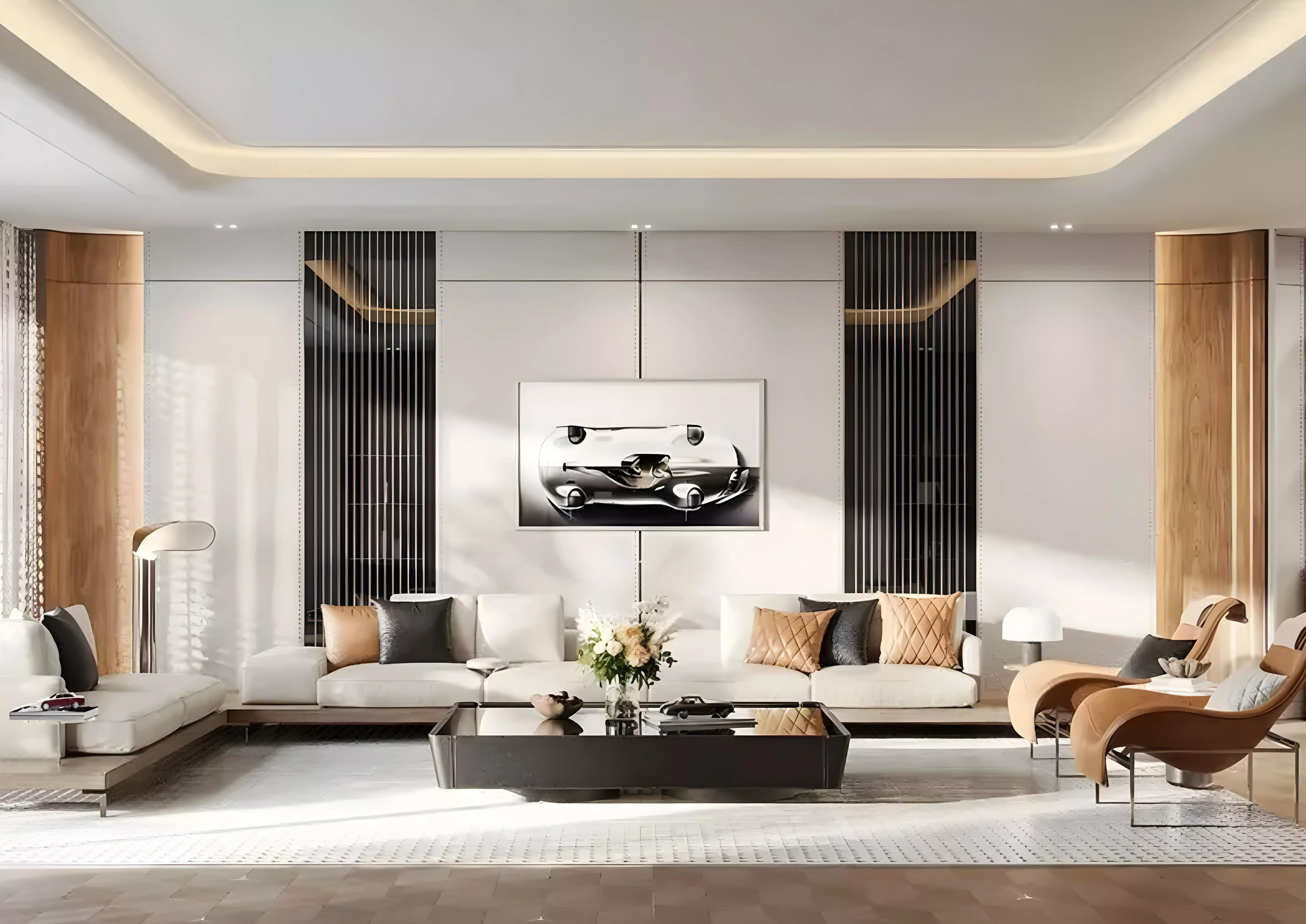 Vision Avtr tower rendering with surrounding community, Nad Al Sheba, Dubai