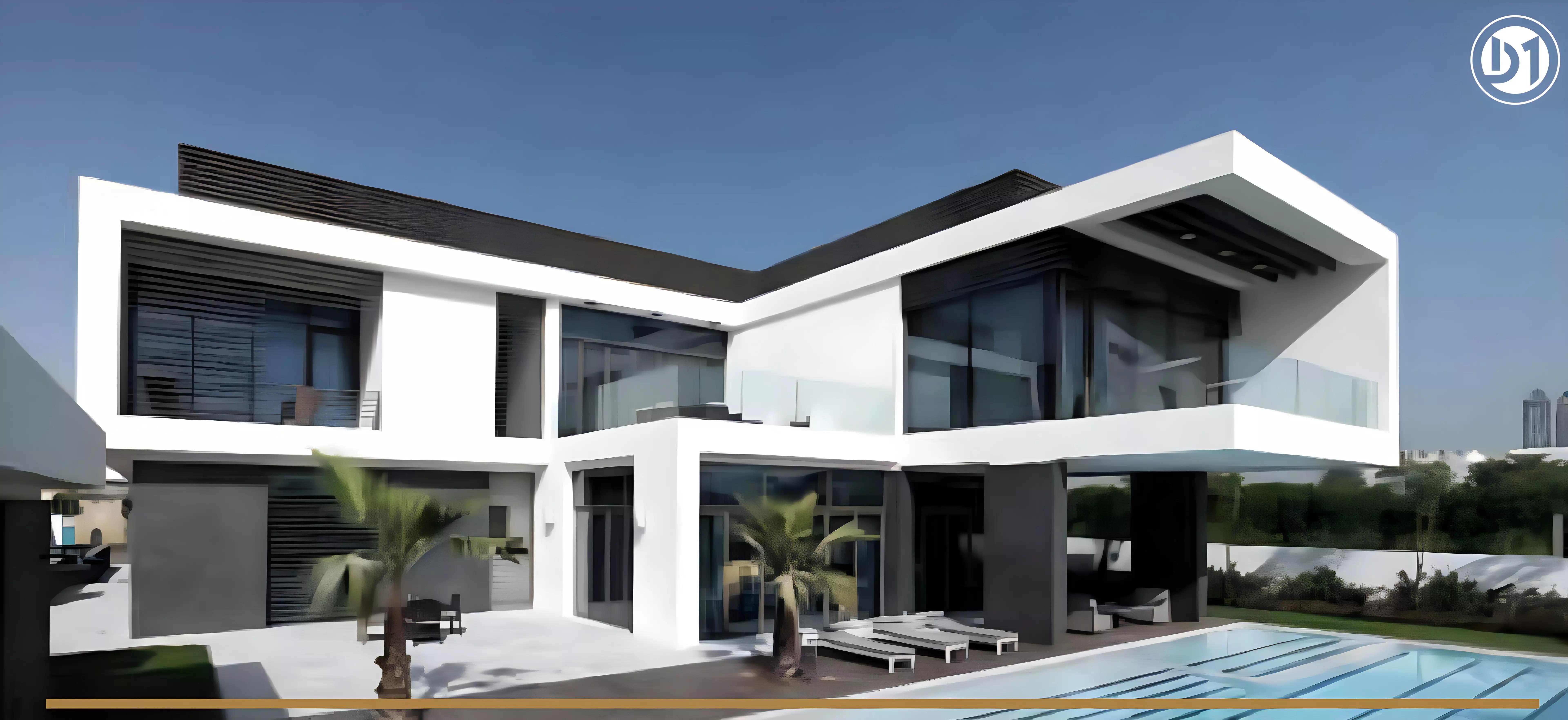 District One villa dining space, Mohammed Bin Rashid City, Dubai