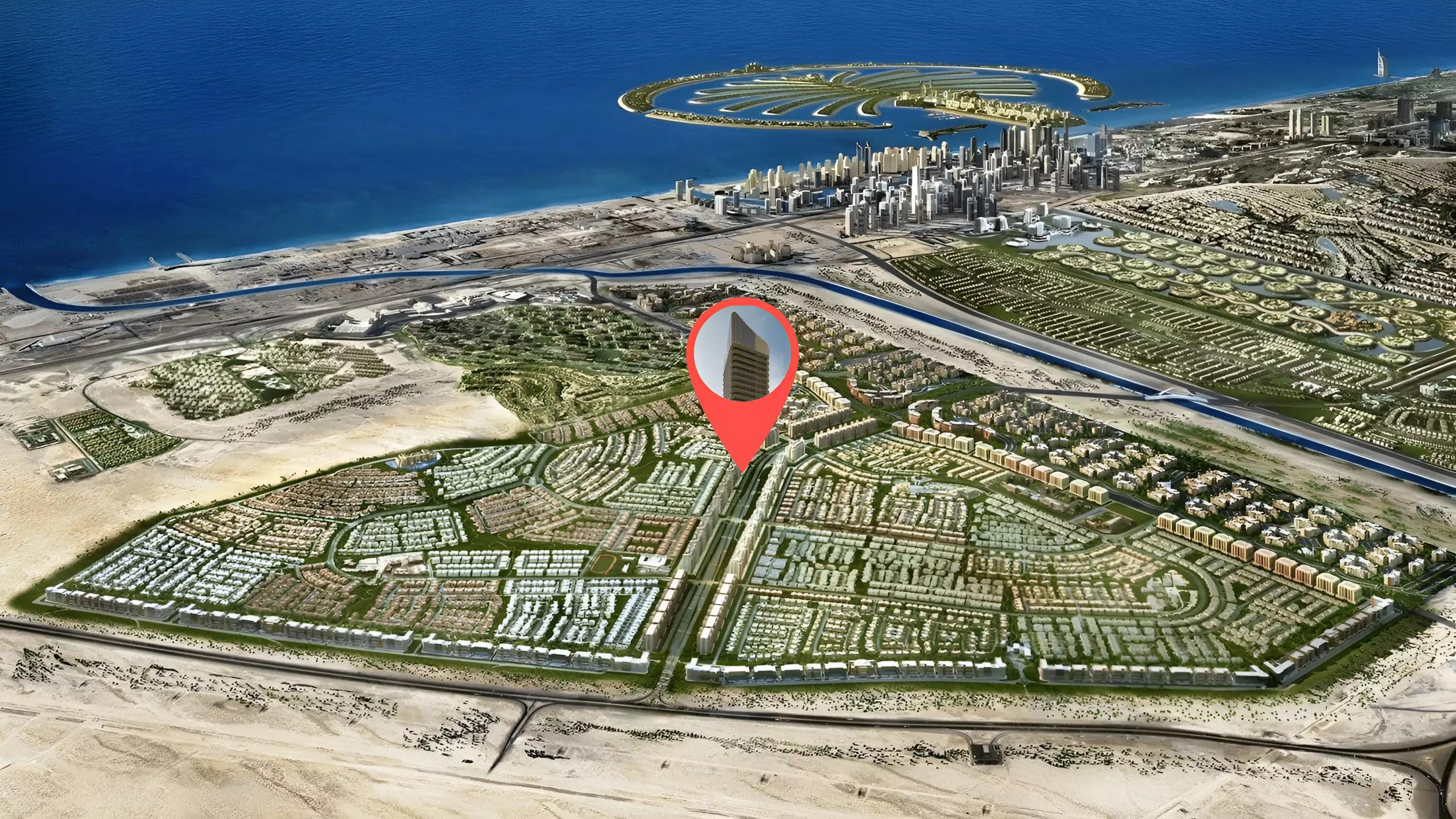 PG Maison development master plan layout, Al Furjan, Dubai