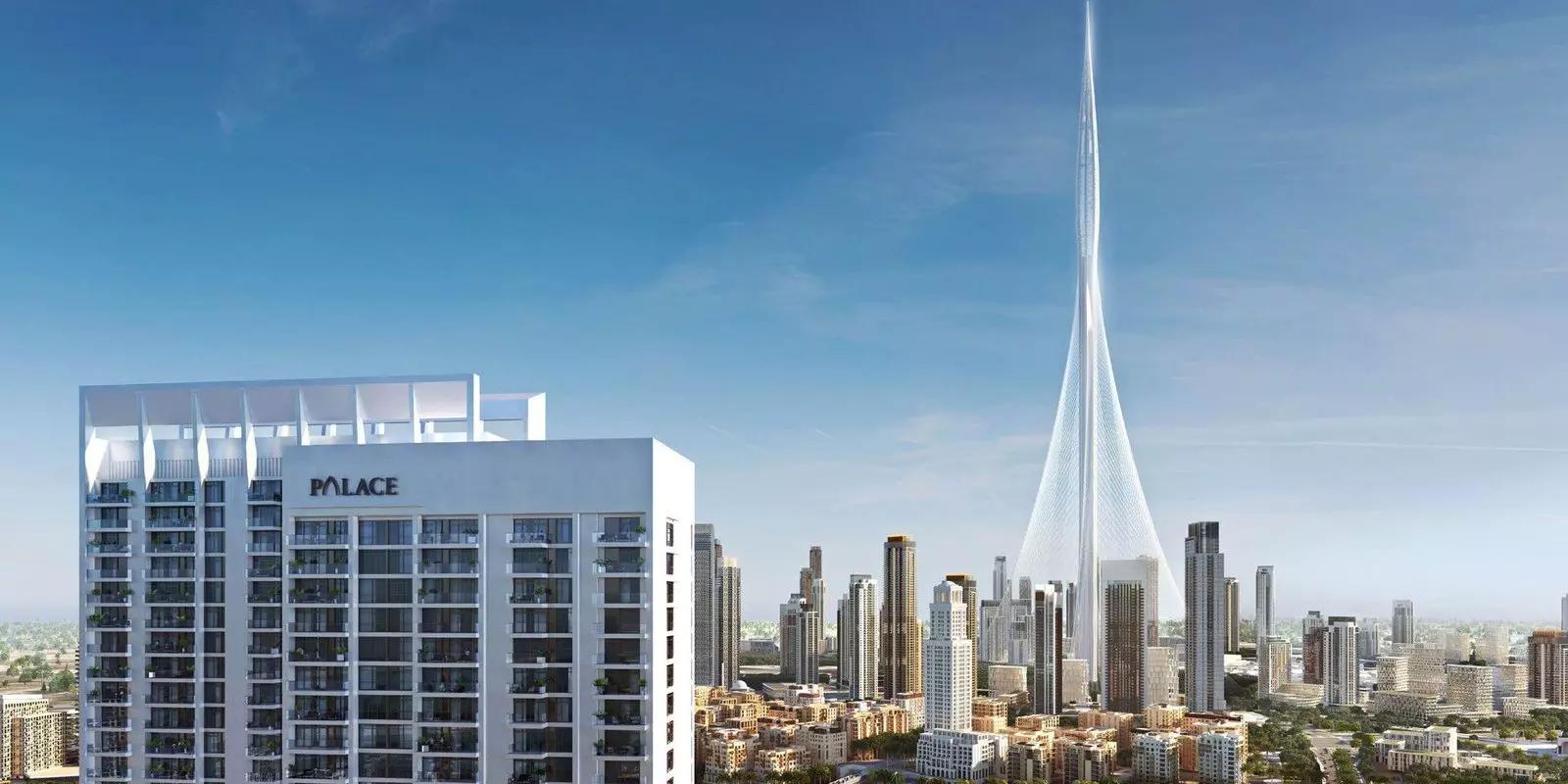 Palace Residences waterfront view, Dubai Creek Harbour