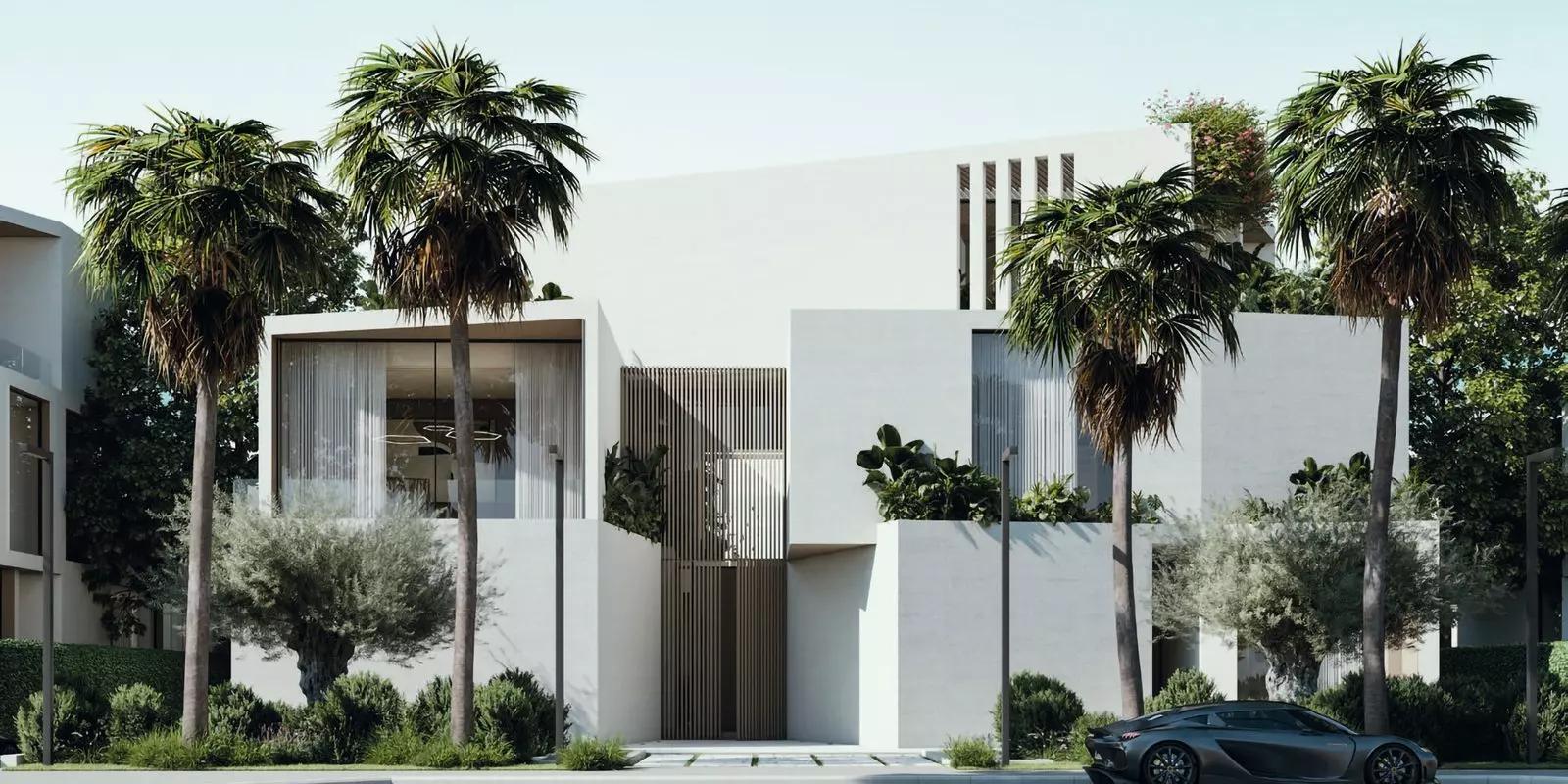 Altissima villa interior living space, Al Barari, Dubai