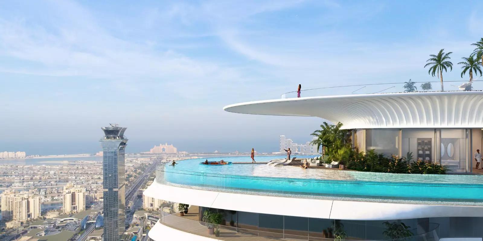 Como Residences apartment interior finish, Palm Jumeirah, Dubai