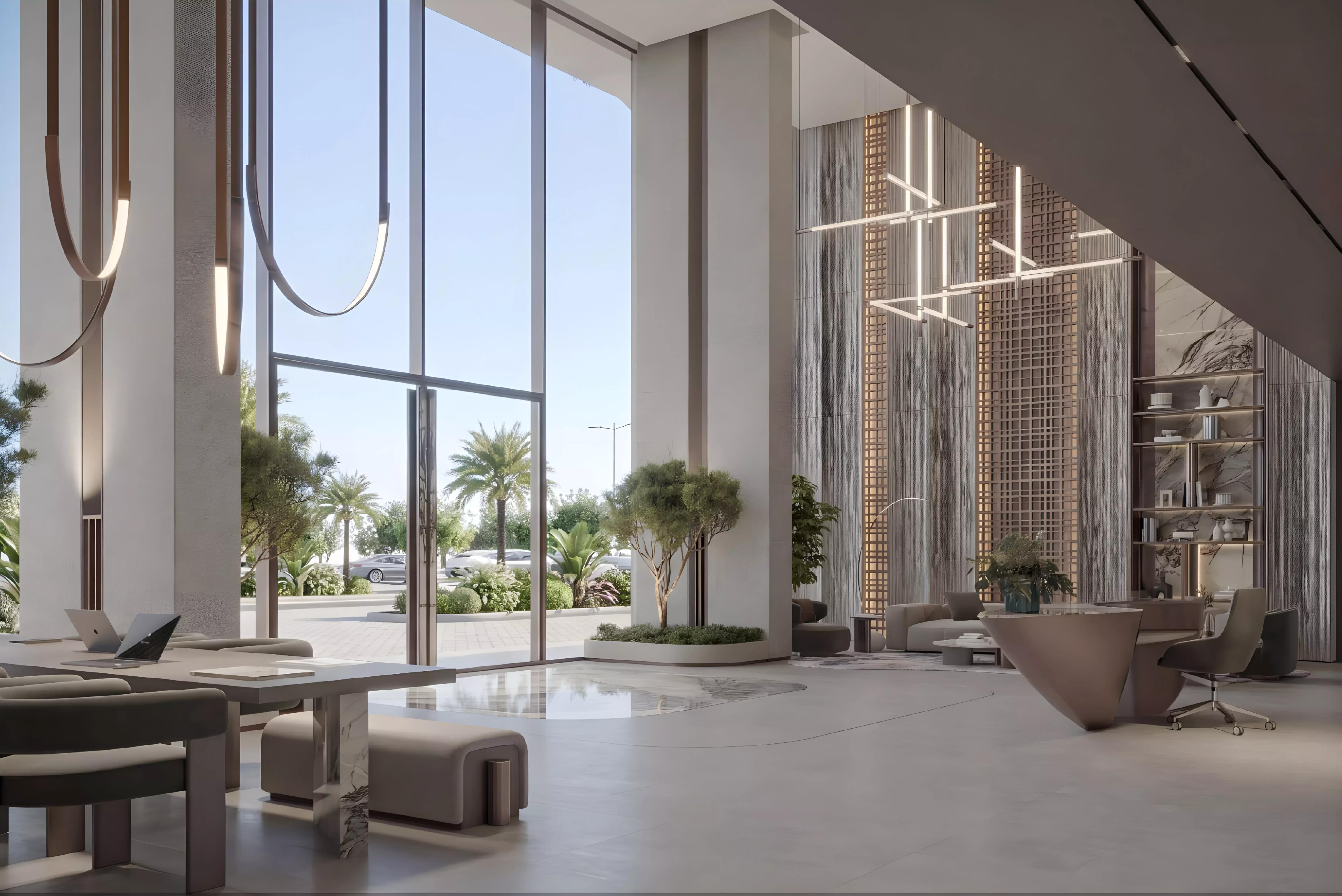 Oxford Cove building exterior facade, JVC, Dubai