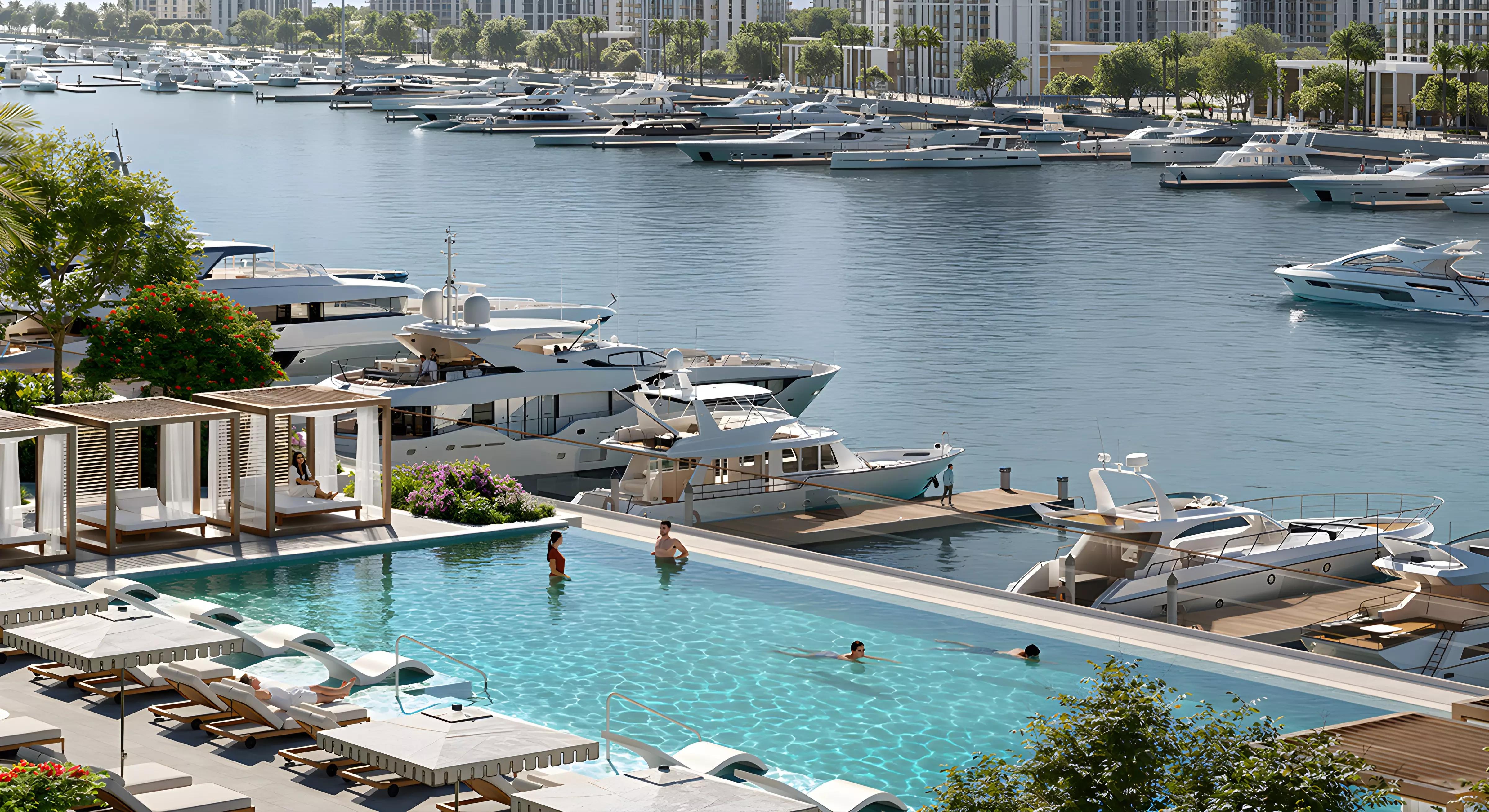 Baystar by Vida residential tower view, Emaar Mina Rashid