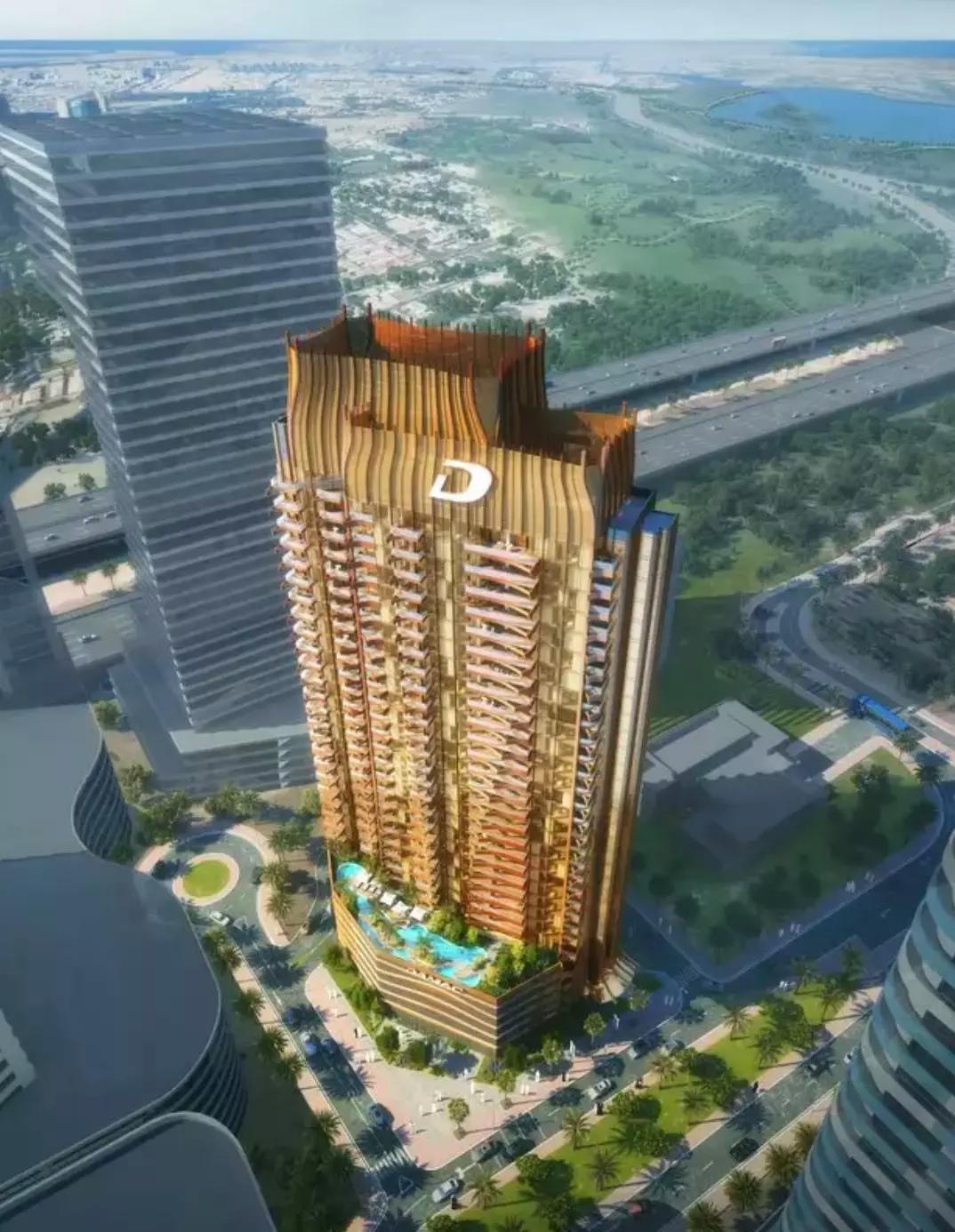 Elegance Tower gymnasium interior, DAMAC