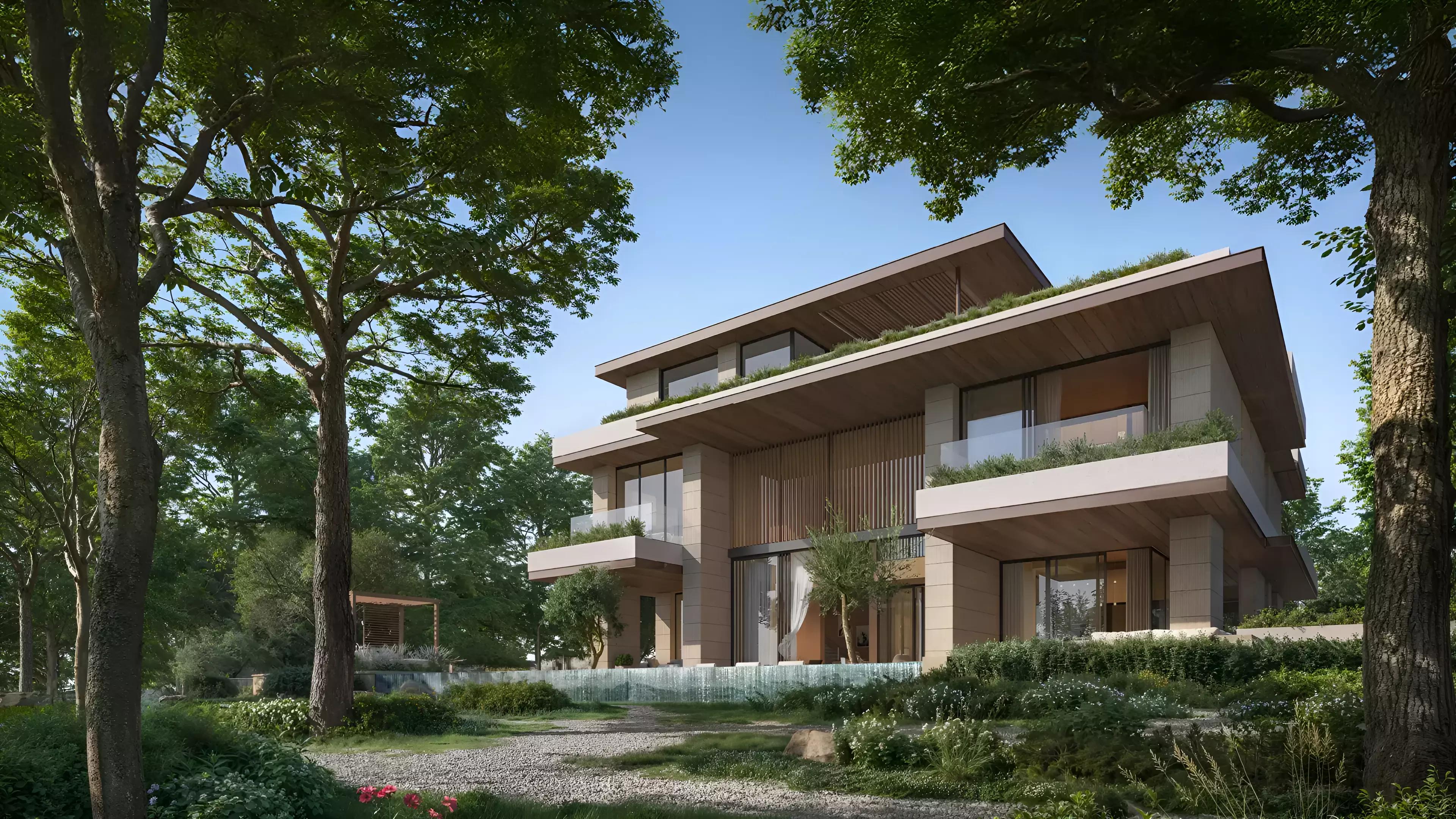 Moringa Mansions villa garden view, The Wilds by Aldar, Dubai