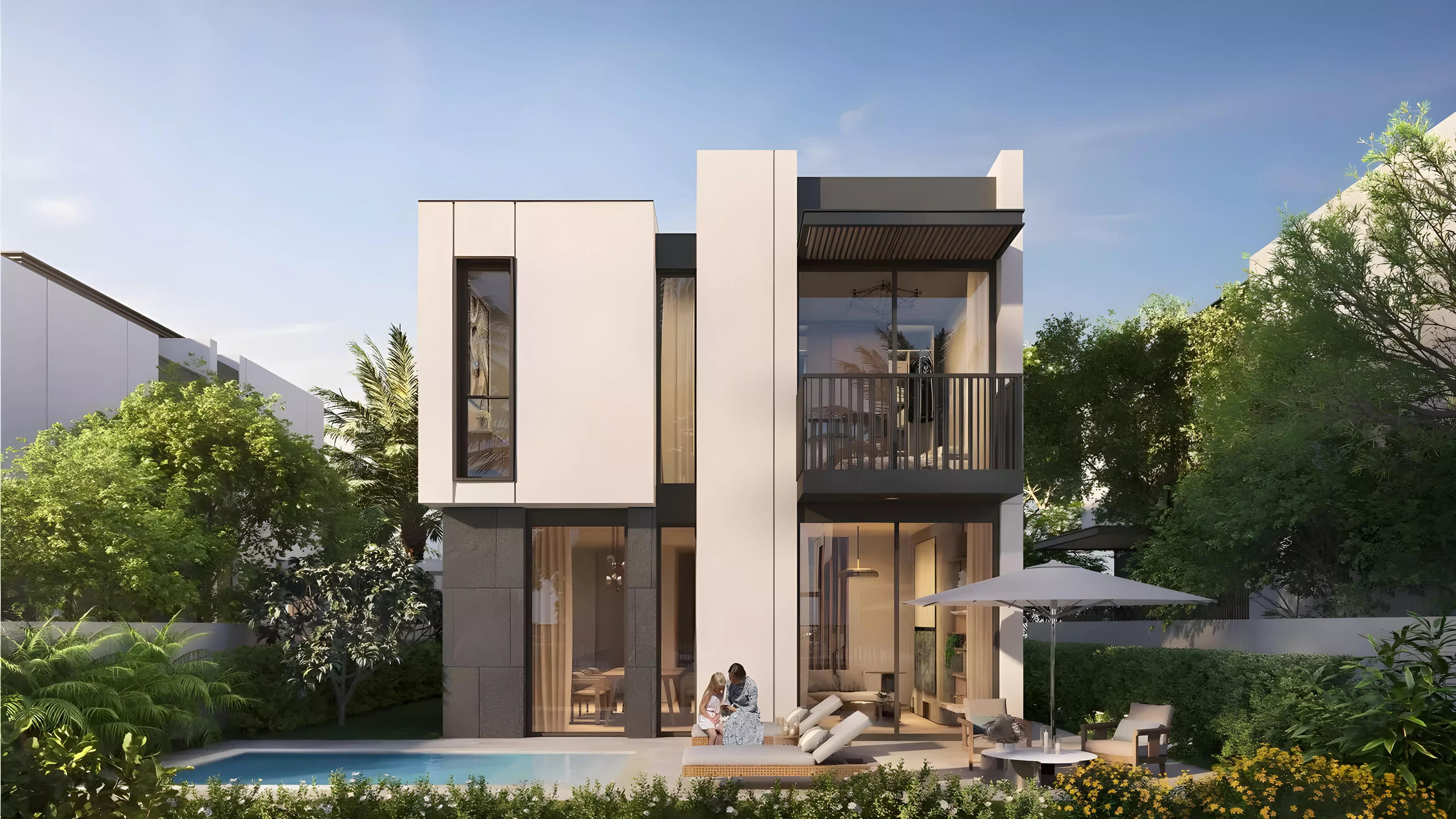 Murjan villa interior living space, The Wilds by Aldar