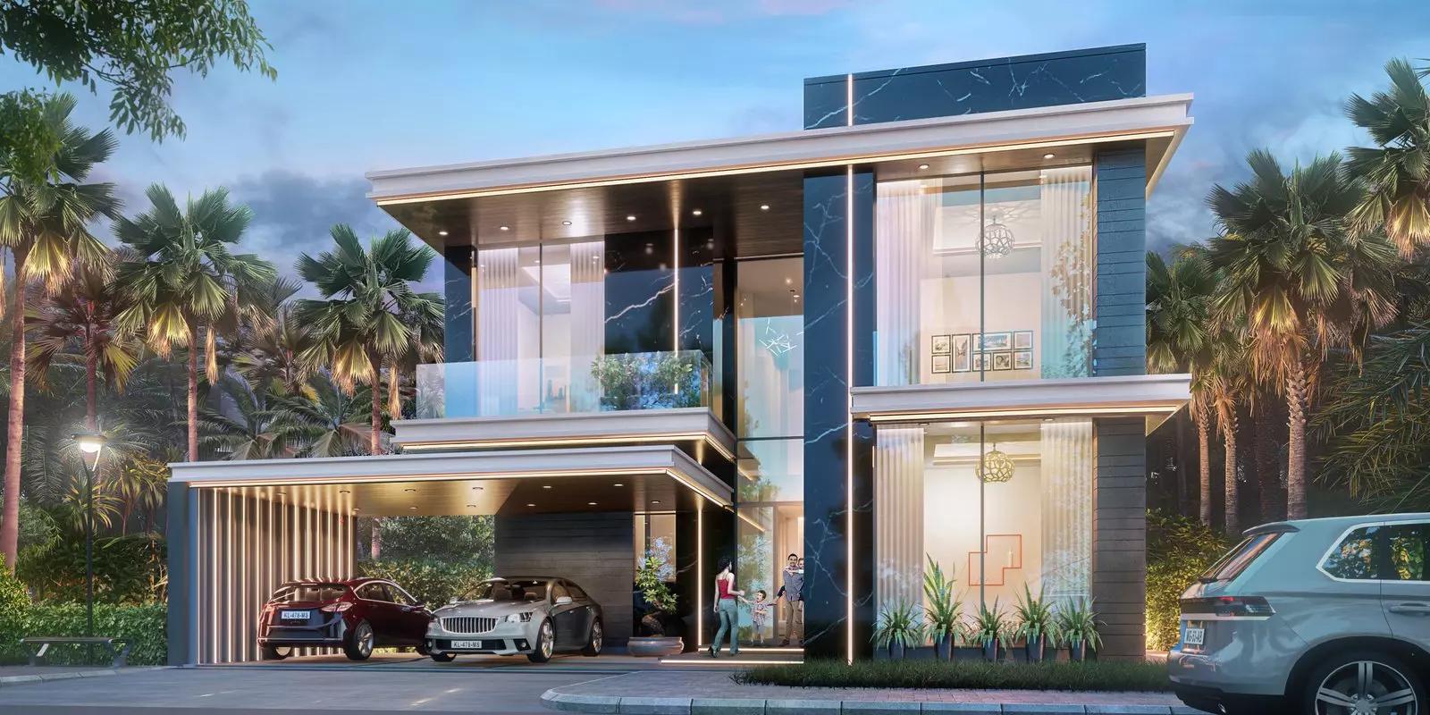 Venice master bedroom with built-in wardrobes, DAMAC Lagoons, Dubai