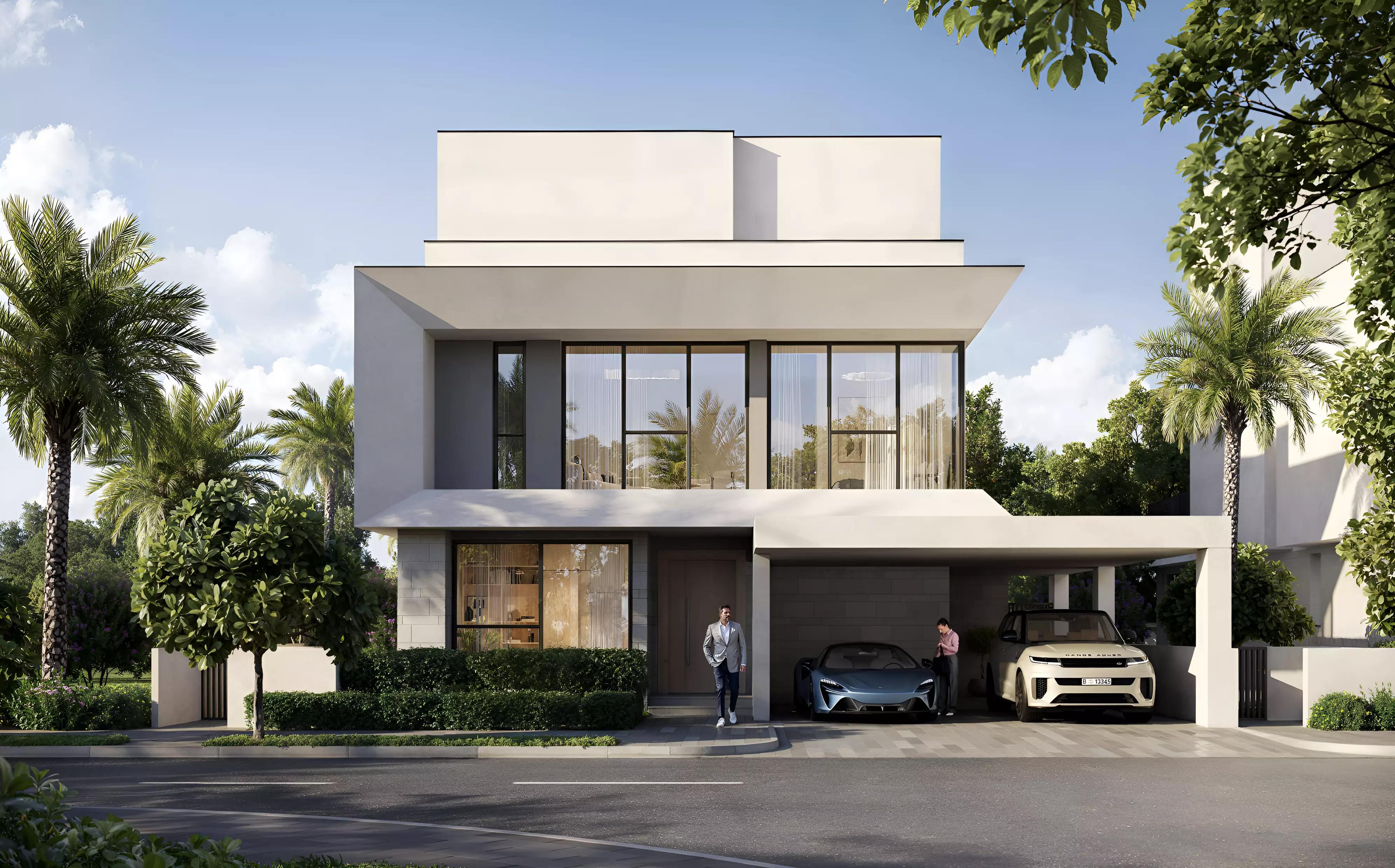 Montura 2 villa exterior at Grand Polo Club and Resort, DIP 2, Dubai