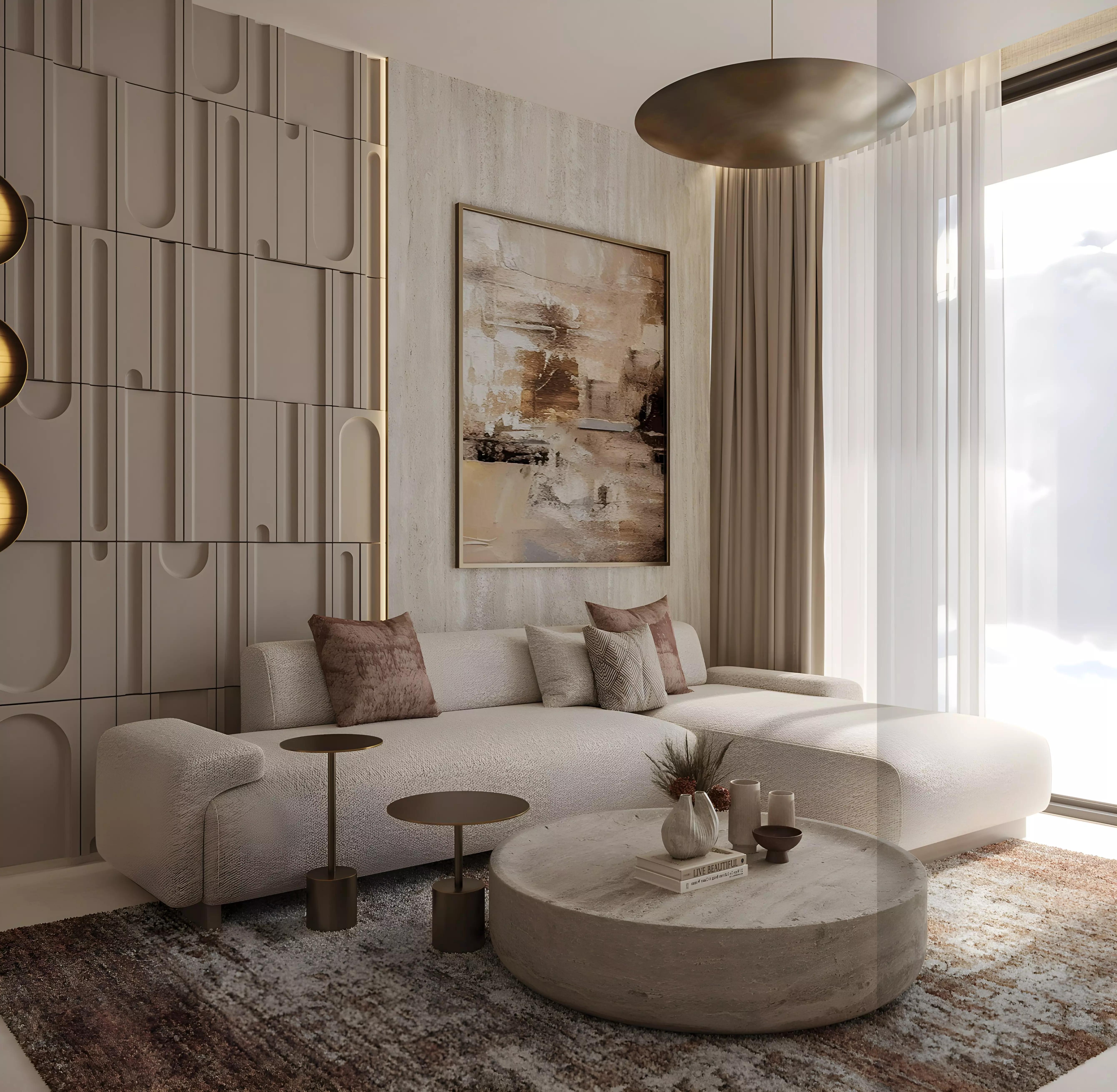 Belle Reve by Zimaya kitchen interior, JVC, Dubai
