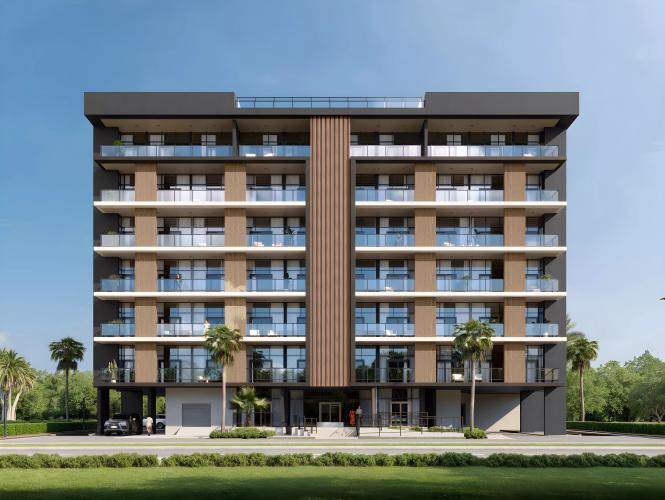 Lilian Residences exterior building facade in Dubai South