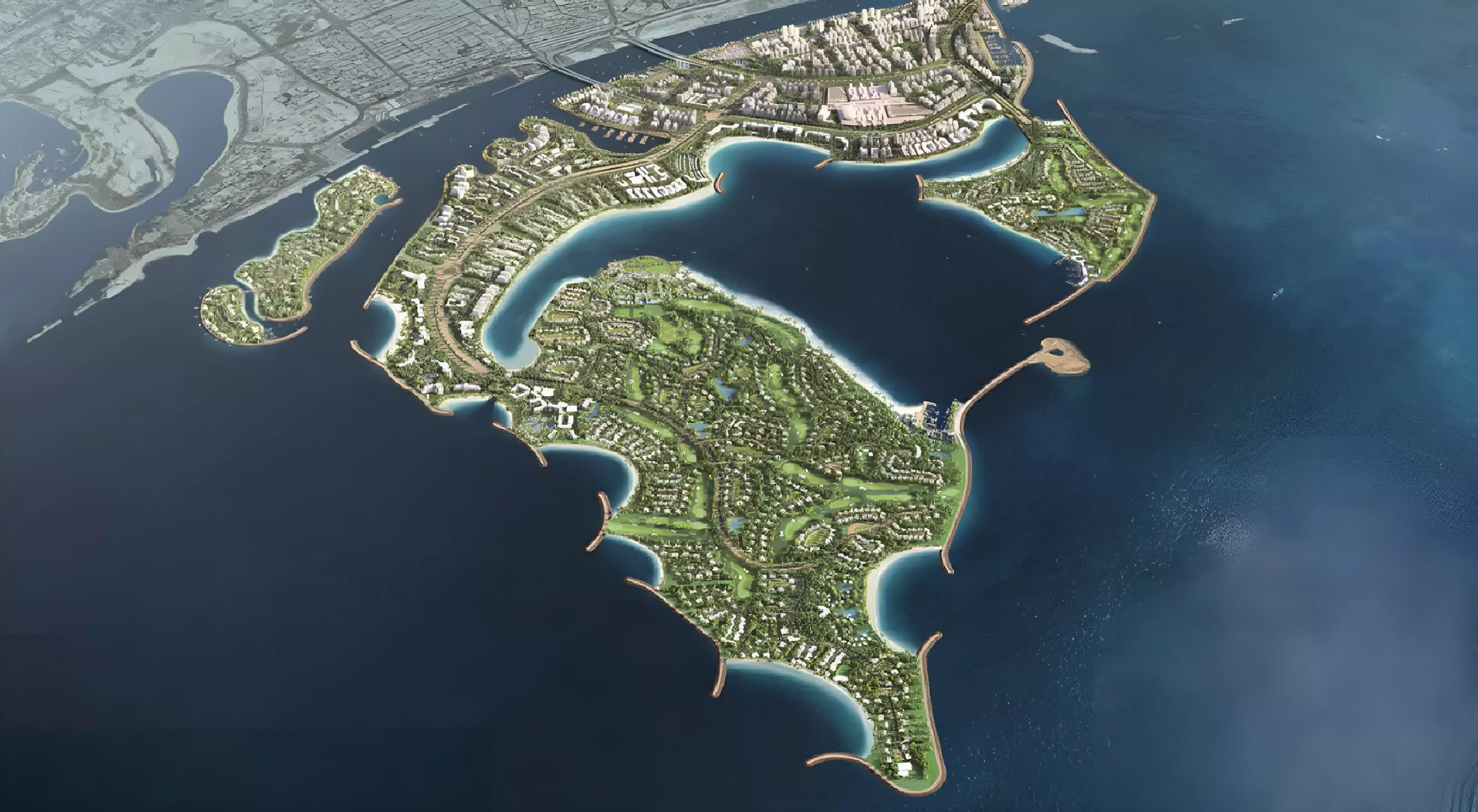 Beach Walk Grand exterior facade view, Dubai Islands, Dubai