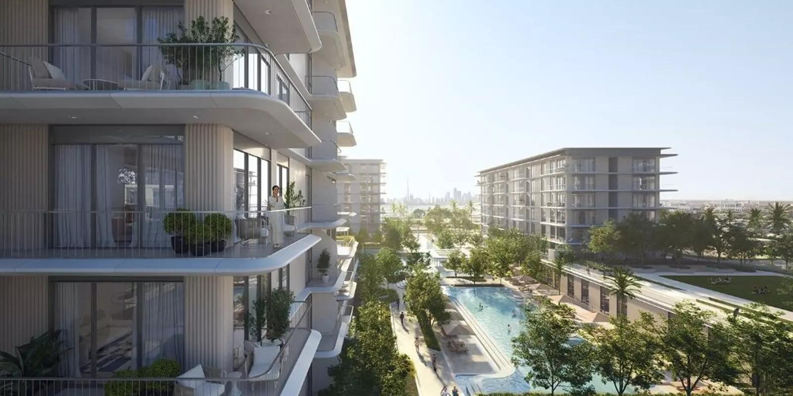 Avonlea apartment interior living space, Mina Rashid, Dubai