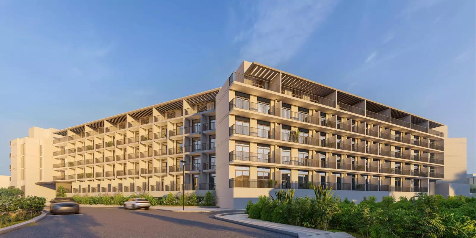Luma 22 exterior facade view, Jumeirah Village Circle, Dubai