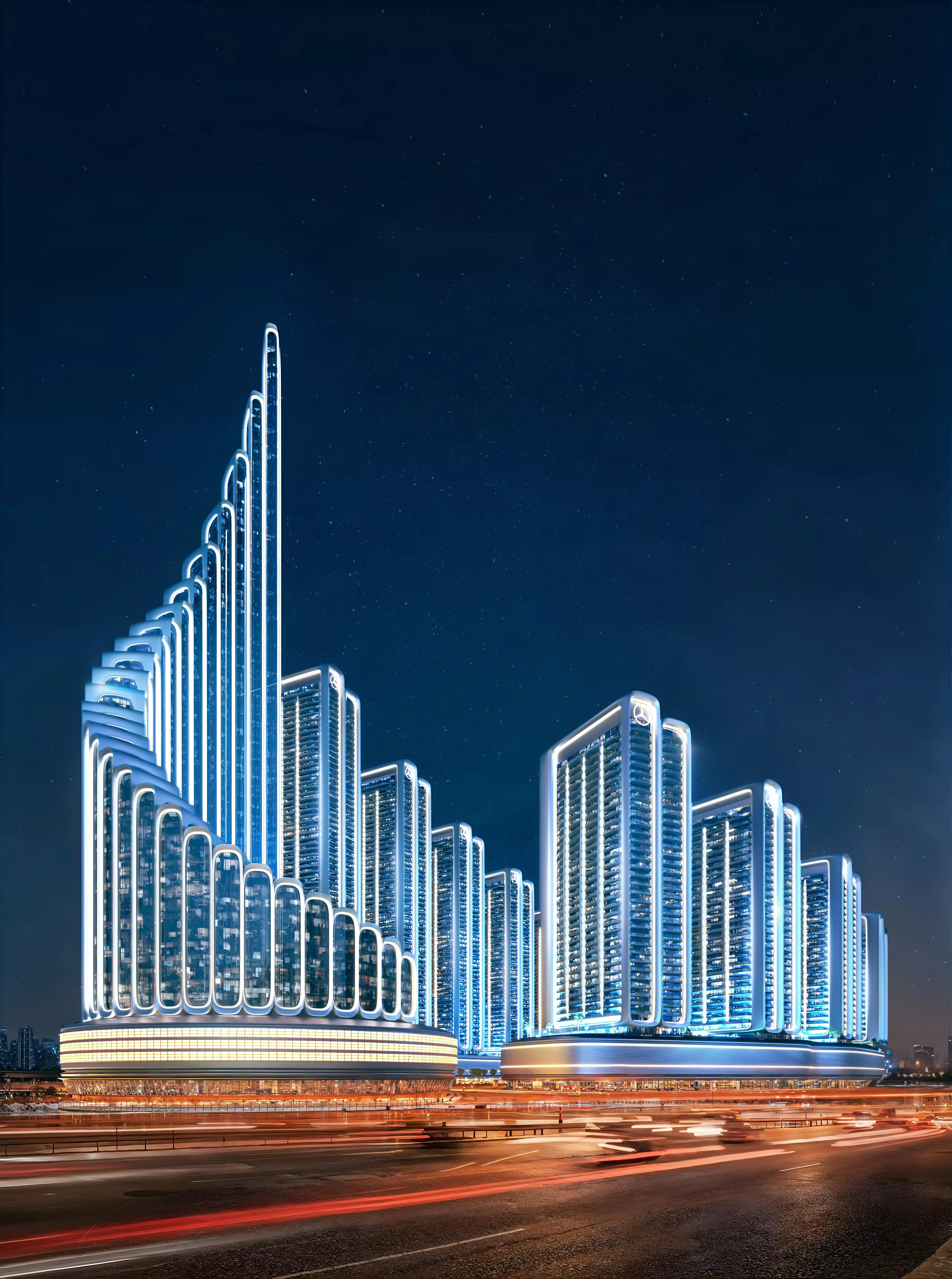 Mercedes Benz Places at Binghatti City apartment interior, Nad Al Sheba, Dubai