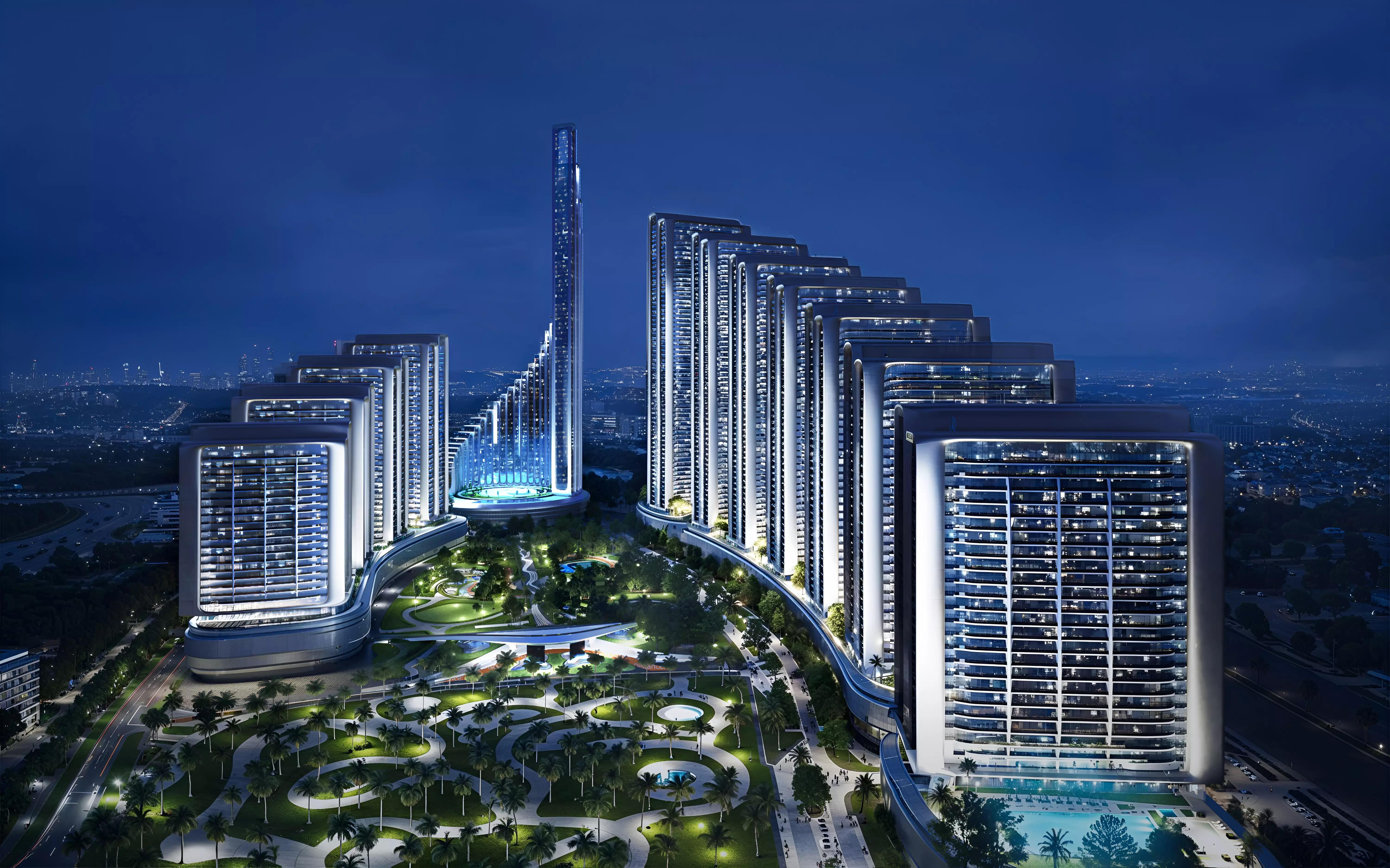 MBL Signature apartment interior living space, JLT, Dubai