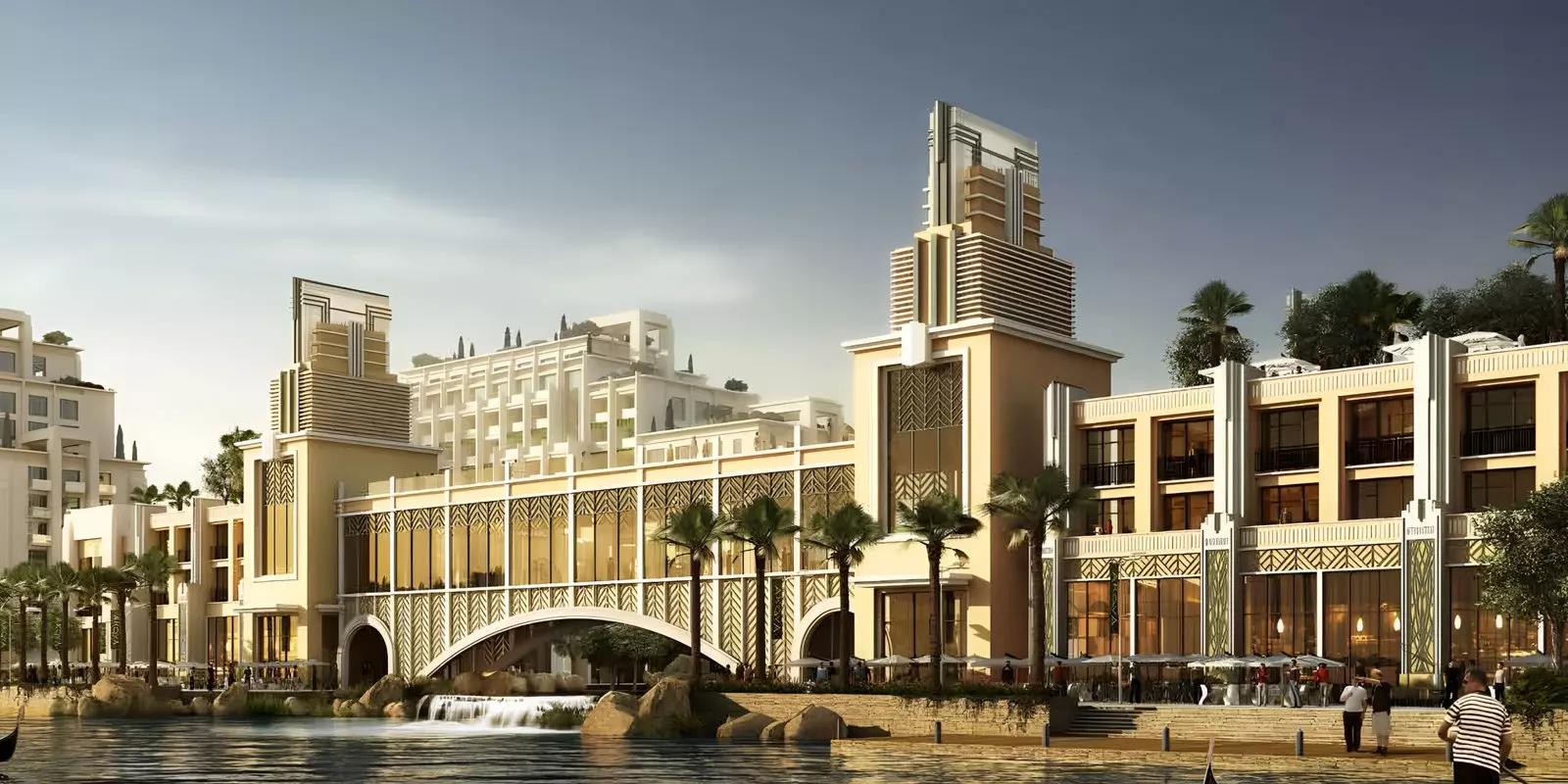 Vista Lux building amenity area, DAMAC Hills, Dubai